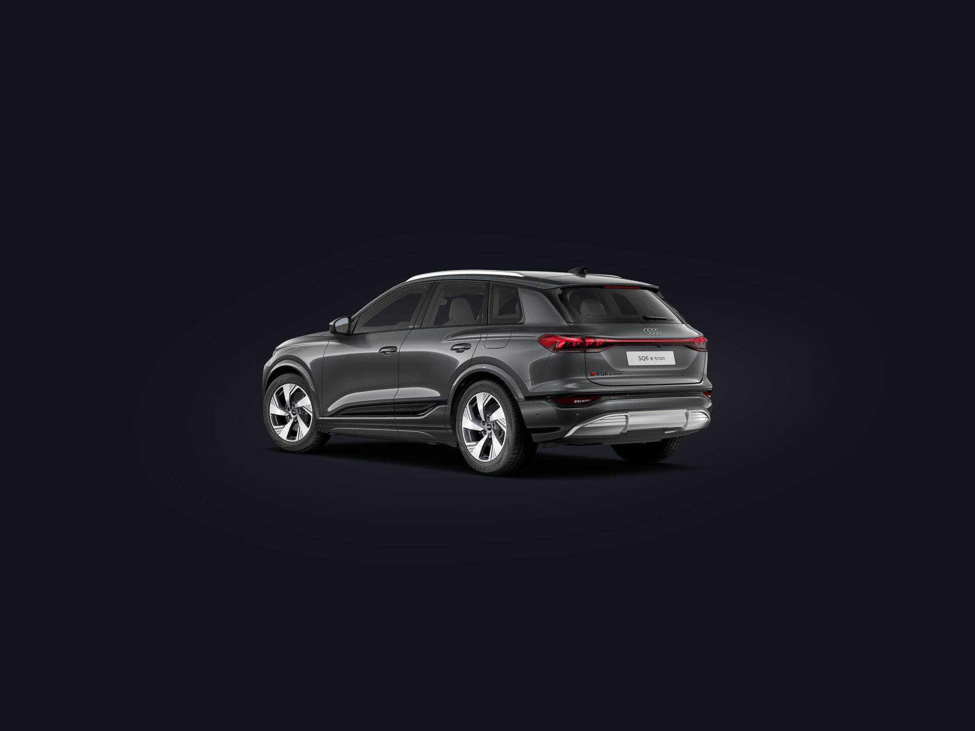 SQ6 e-tron 3/4 rear