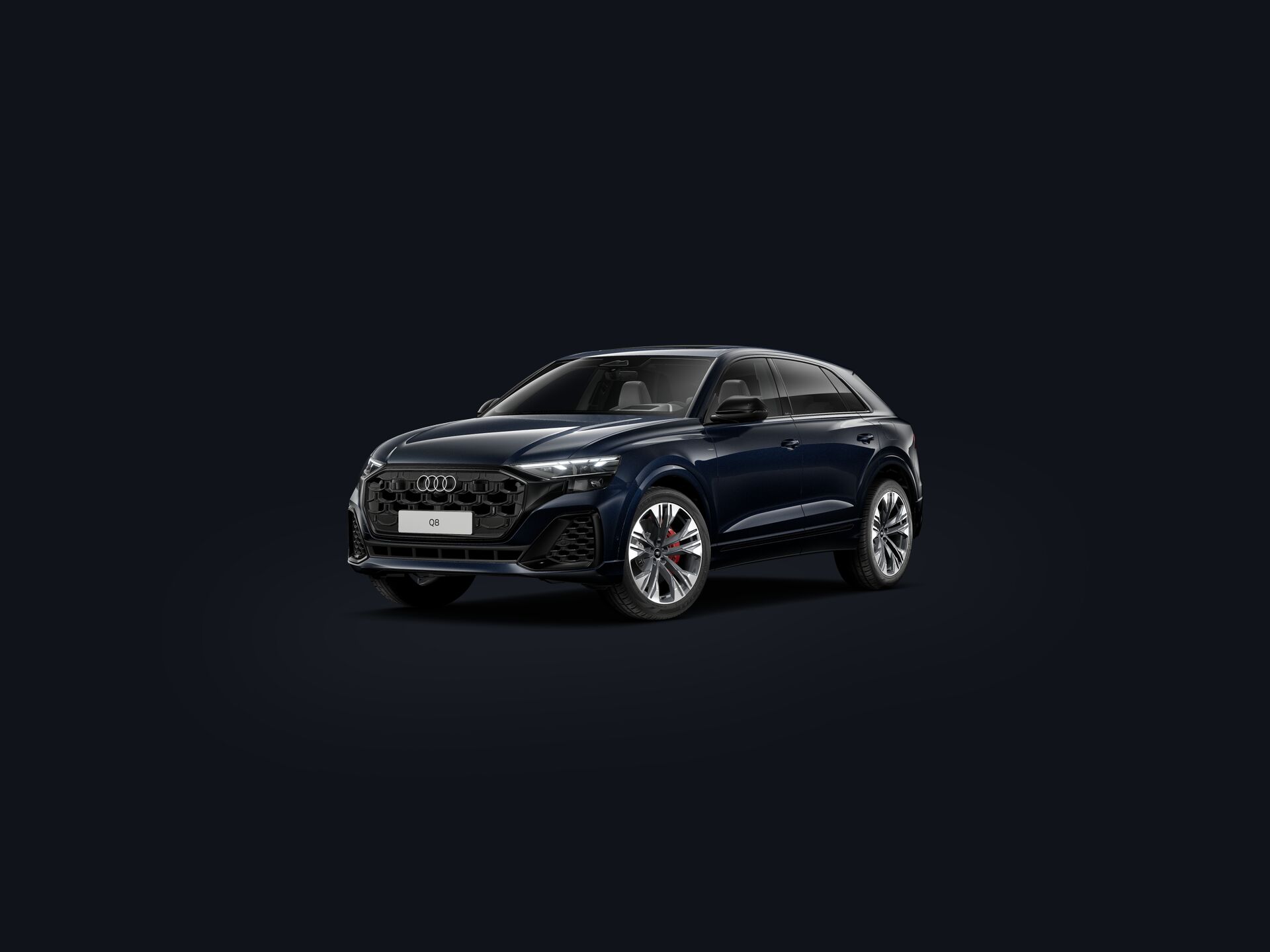 Q8 e-hybrid 3/4 front