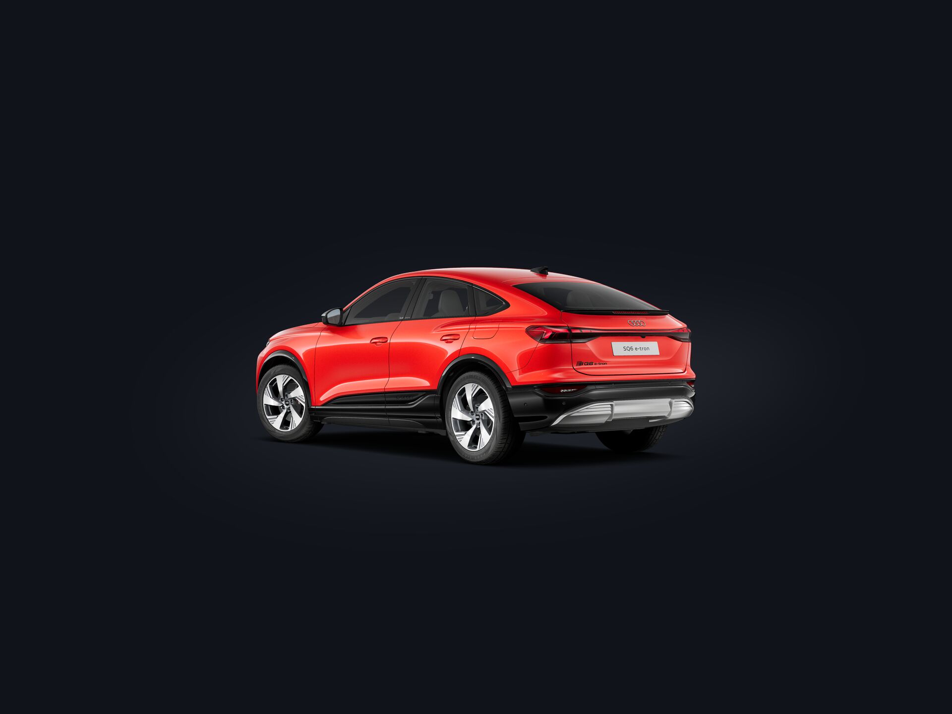 SQ6 Sportback e-tron 3/4 rear