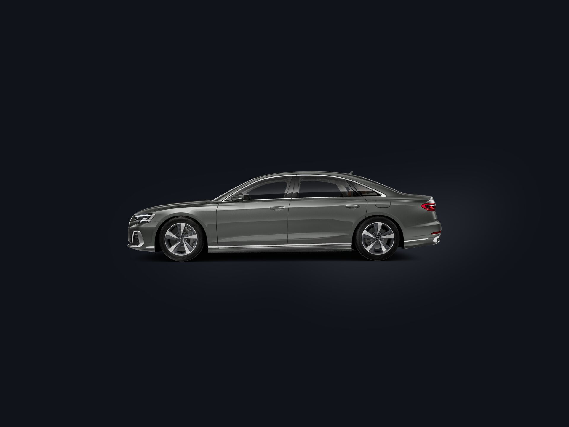 A8 L TFSI e side