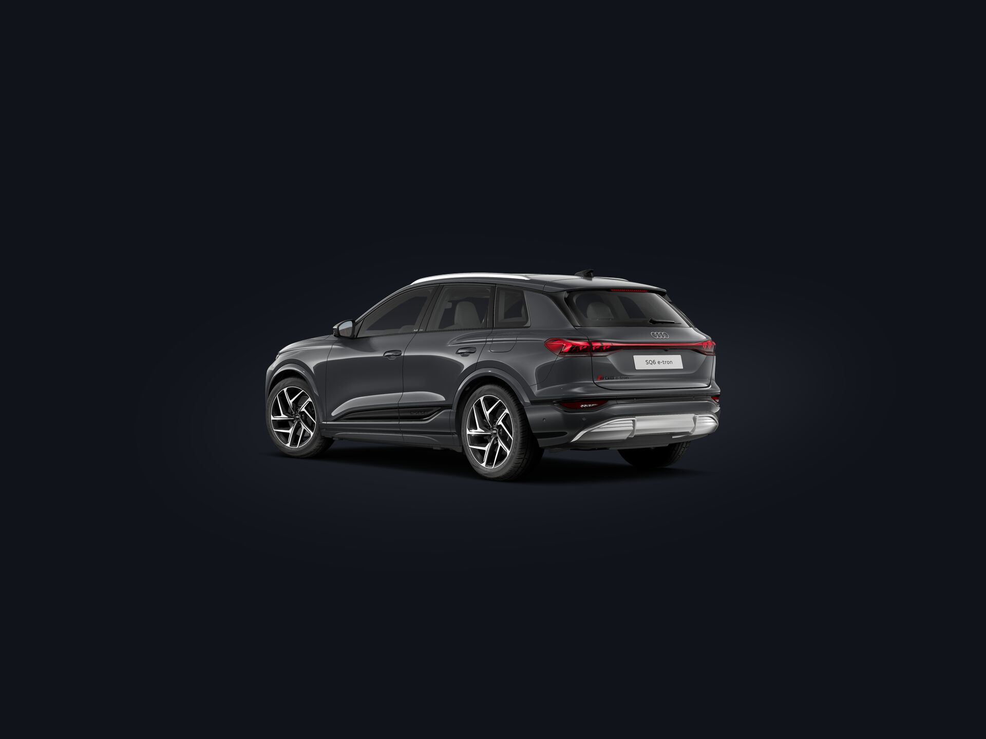 SQ6 e-tron 3/4 rear