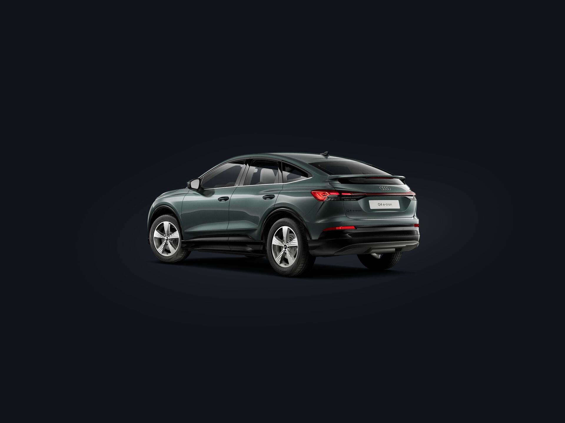 Nowe Q4 Sportback e-tron 3/4 rear
