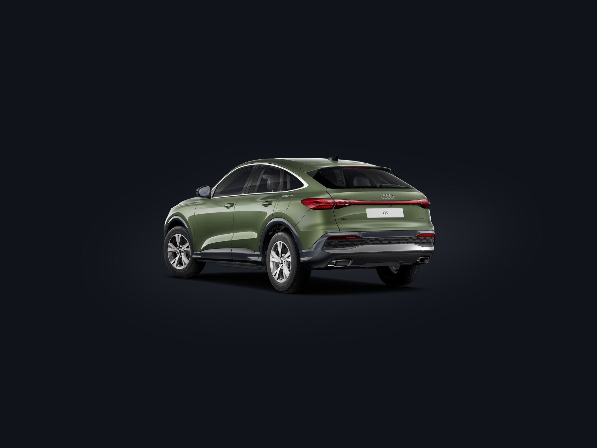 De nieuwe Q5 Sportback e-hybrid 3/4 rear