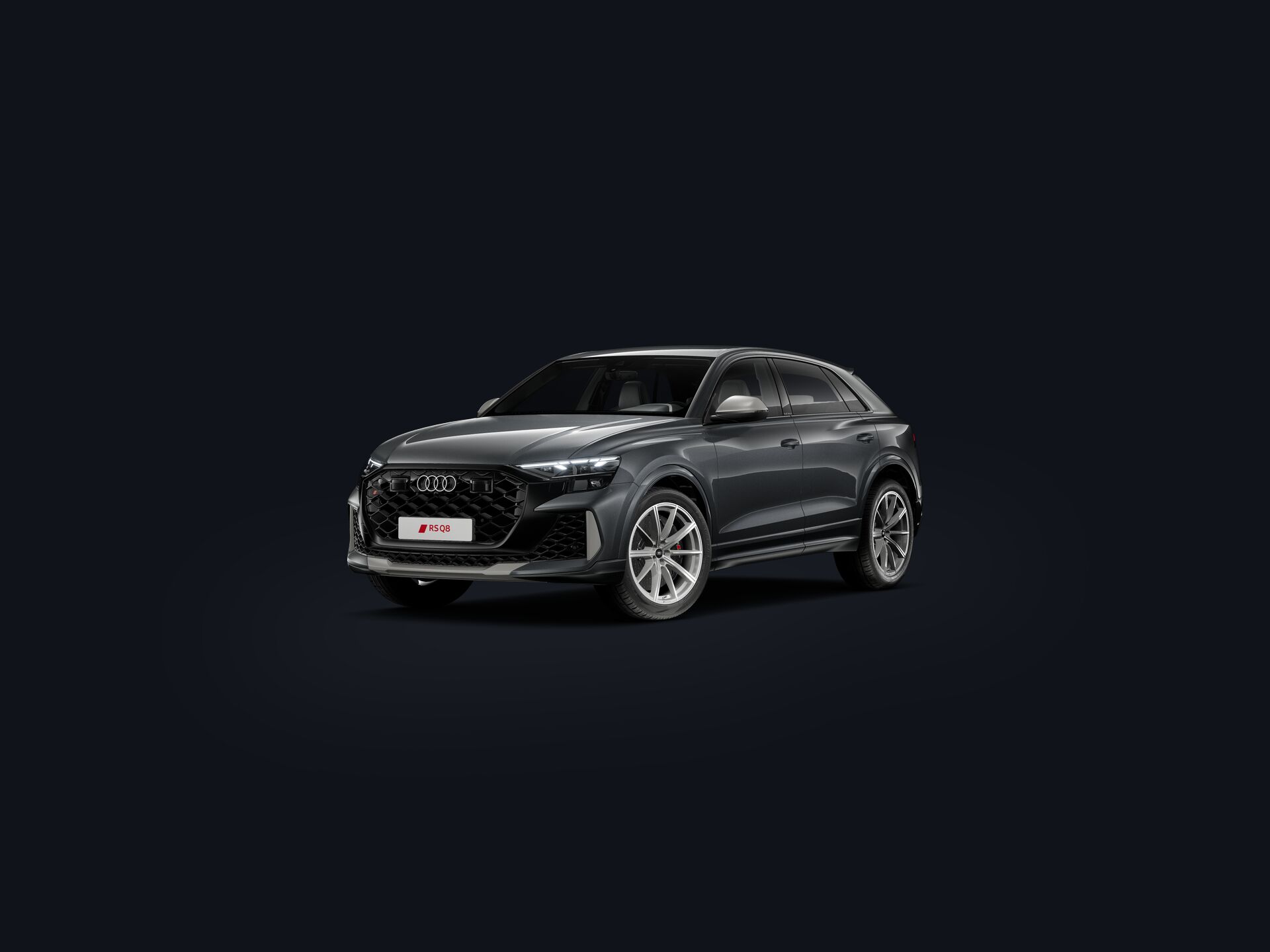 RS Q8 SUV performance 3/4 front