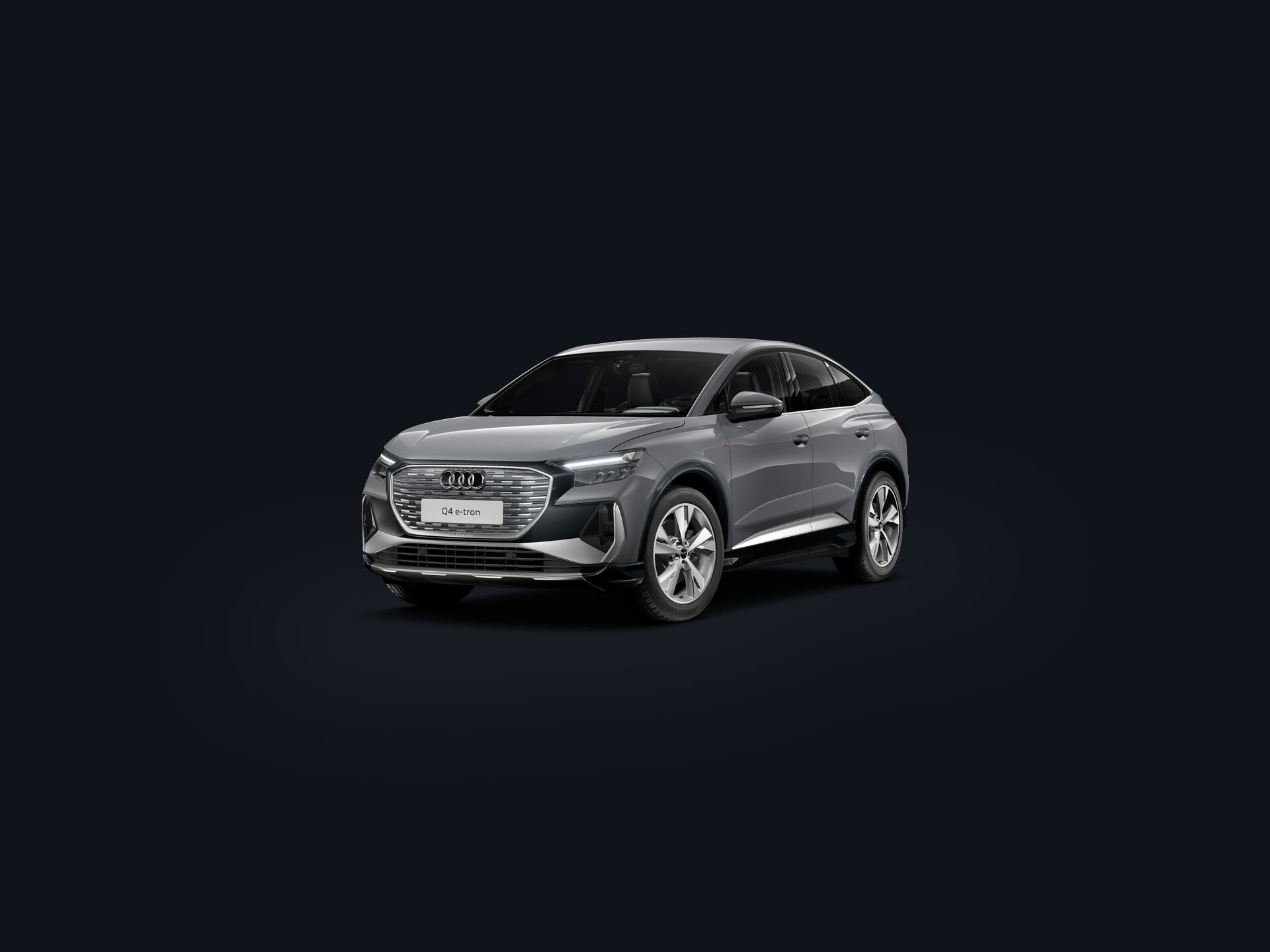 Q4 Sportback e-tron 3/4 front