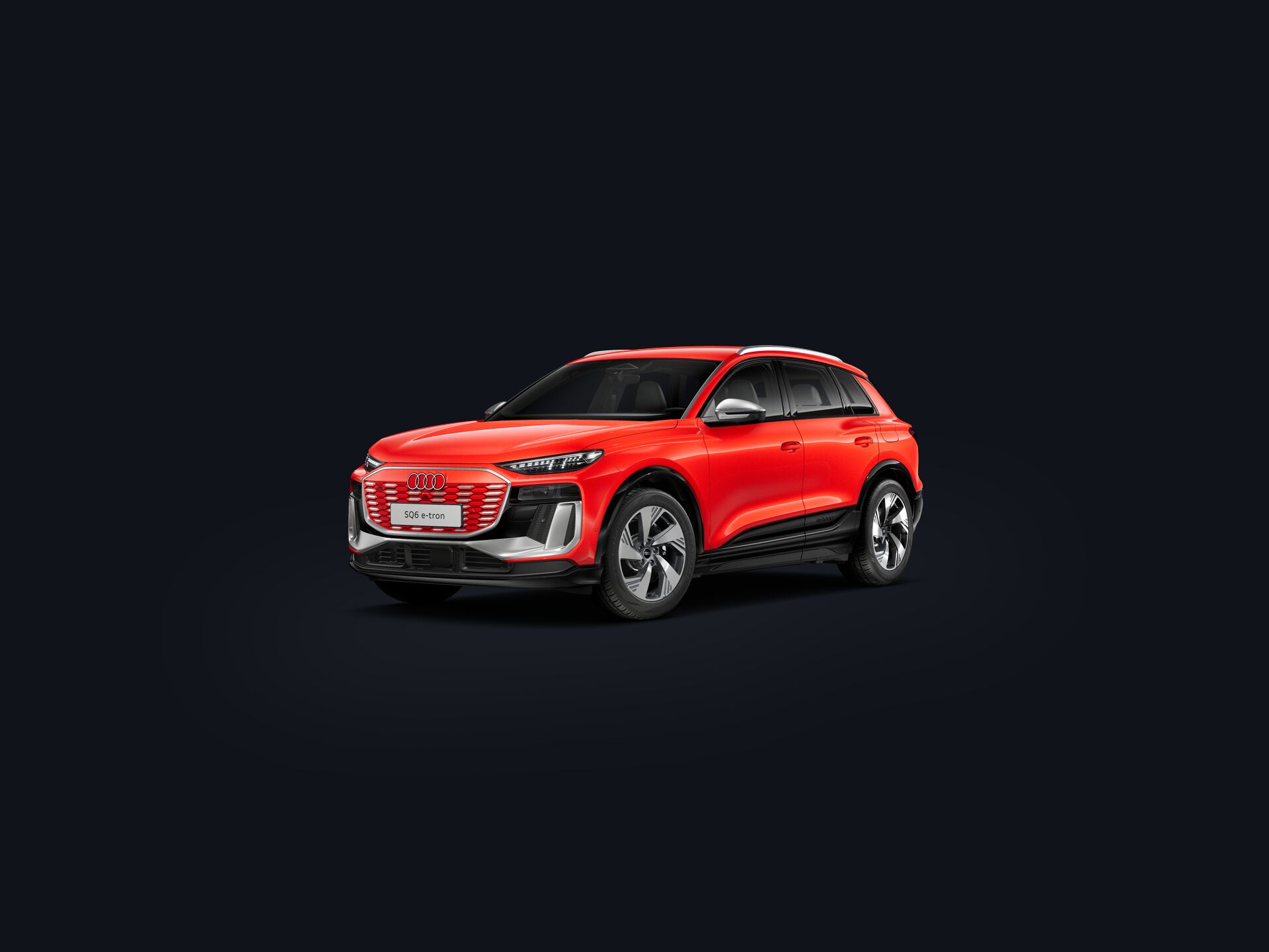 SQ6 e-tron 3/4 front