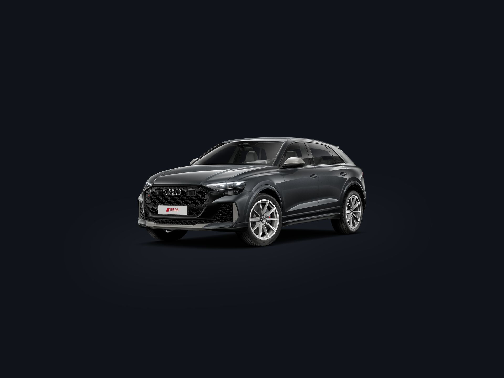 RS Q8 SUV performance 3/4 front