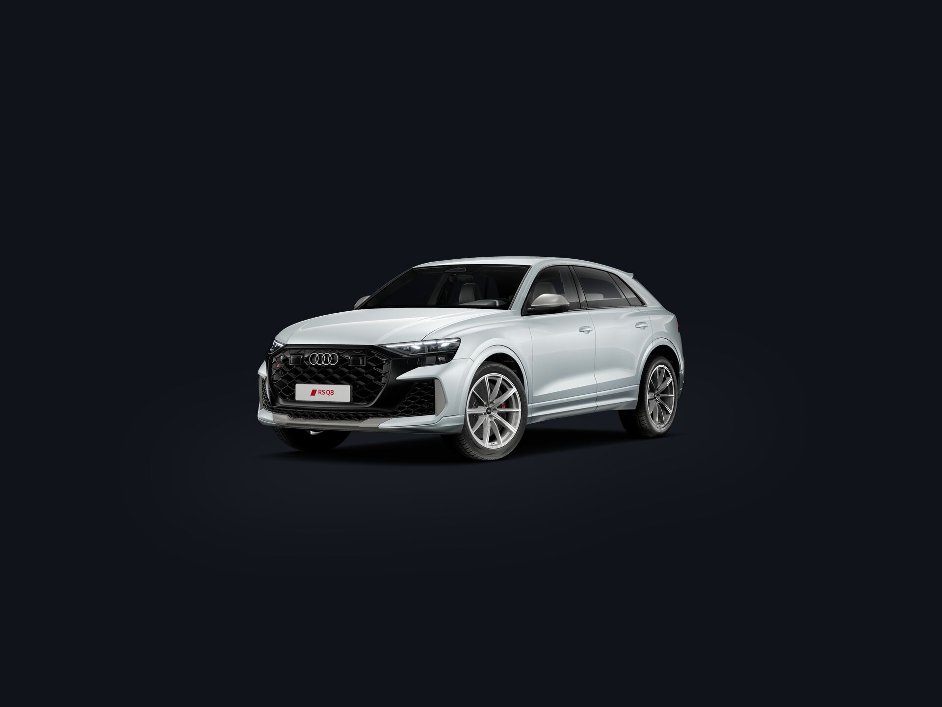 RS Q8 SUV performance 3/4 front