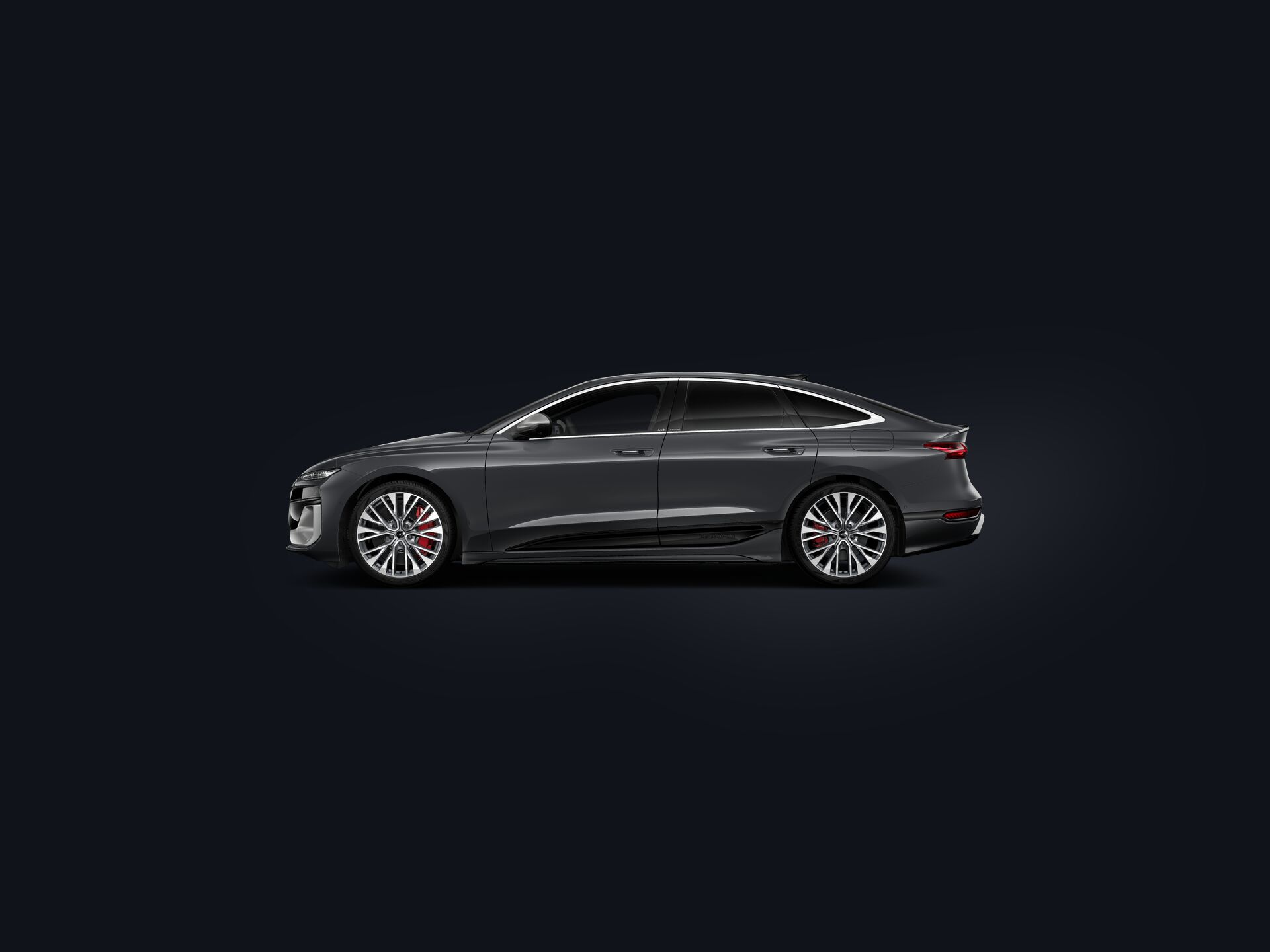 S6 Sportback e-tron side