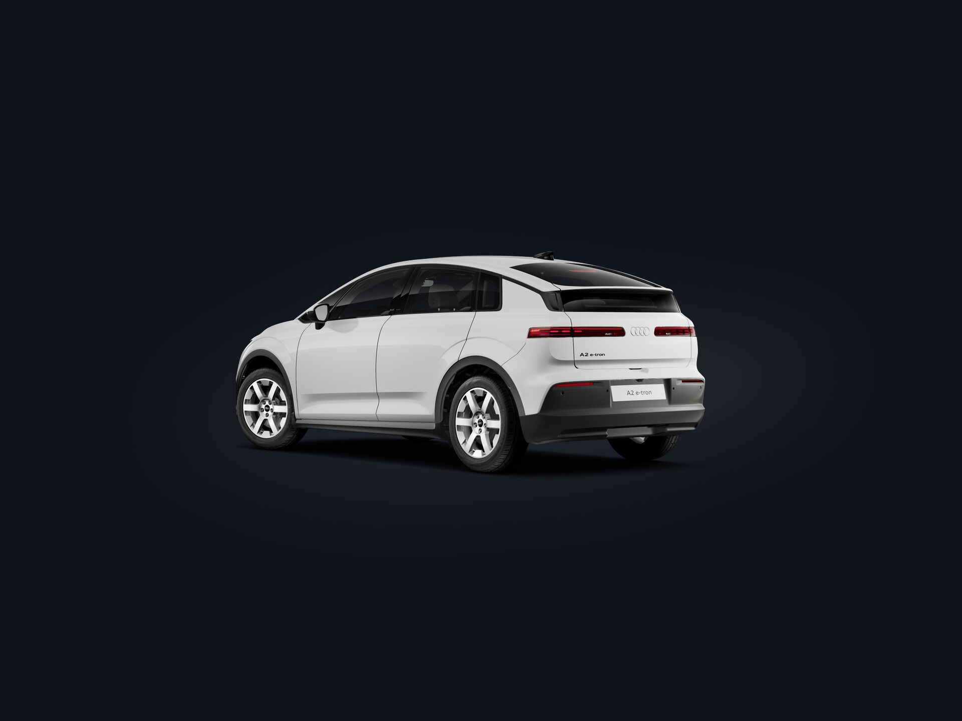 Nuova A2 e-tron 3/4 rear