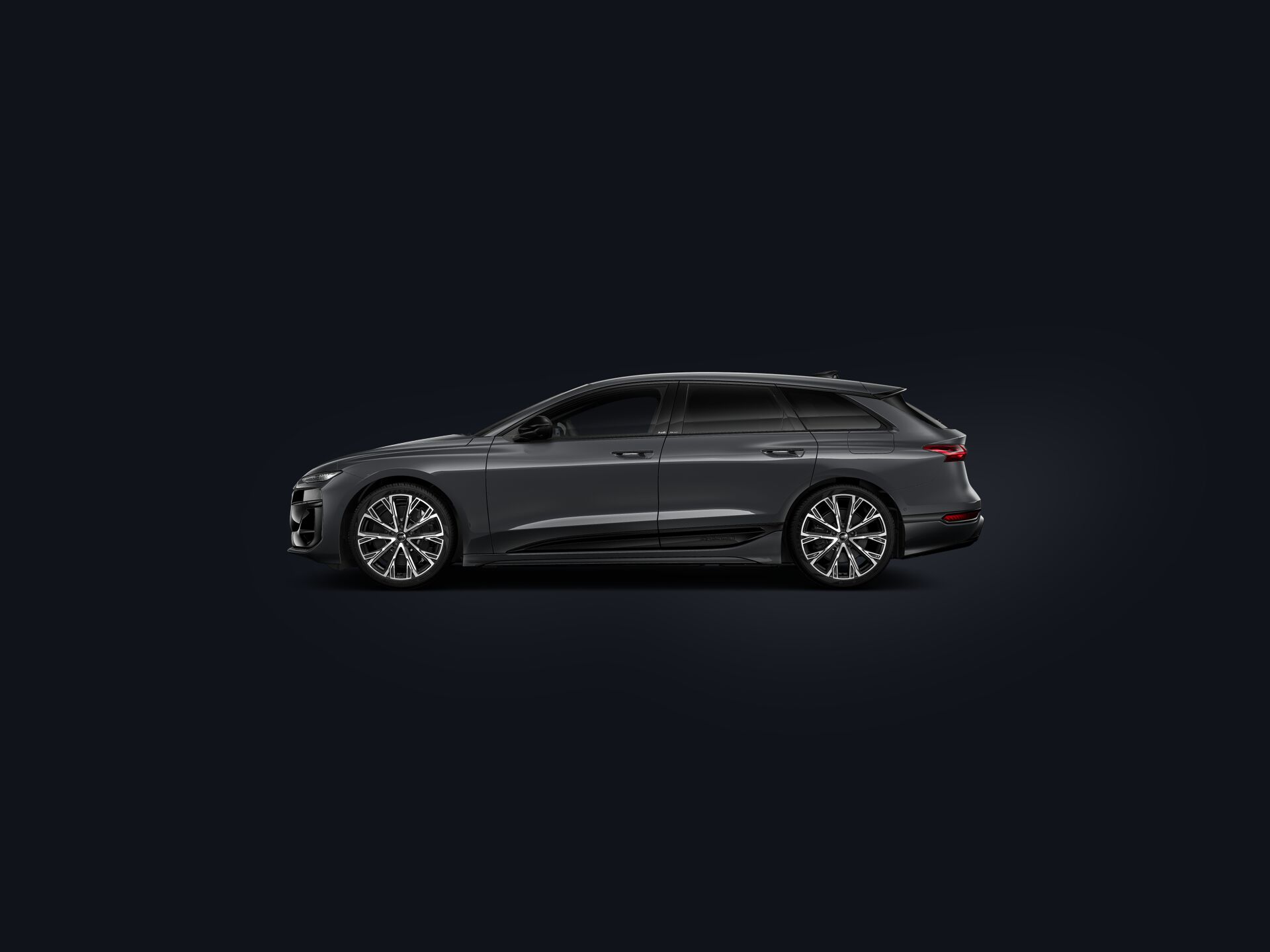S6 Avant e-tron side
