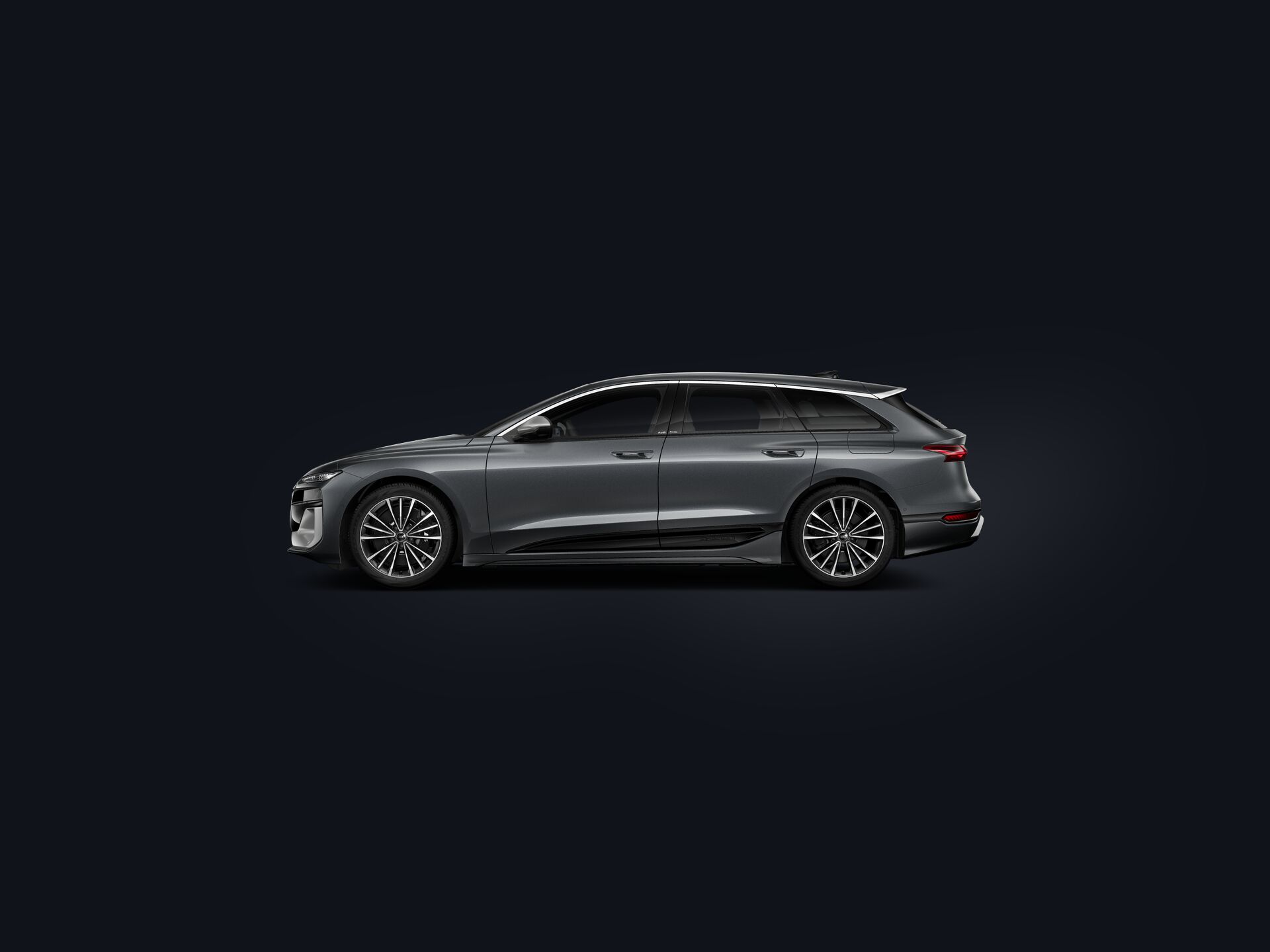 S6 Avant e-tron side