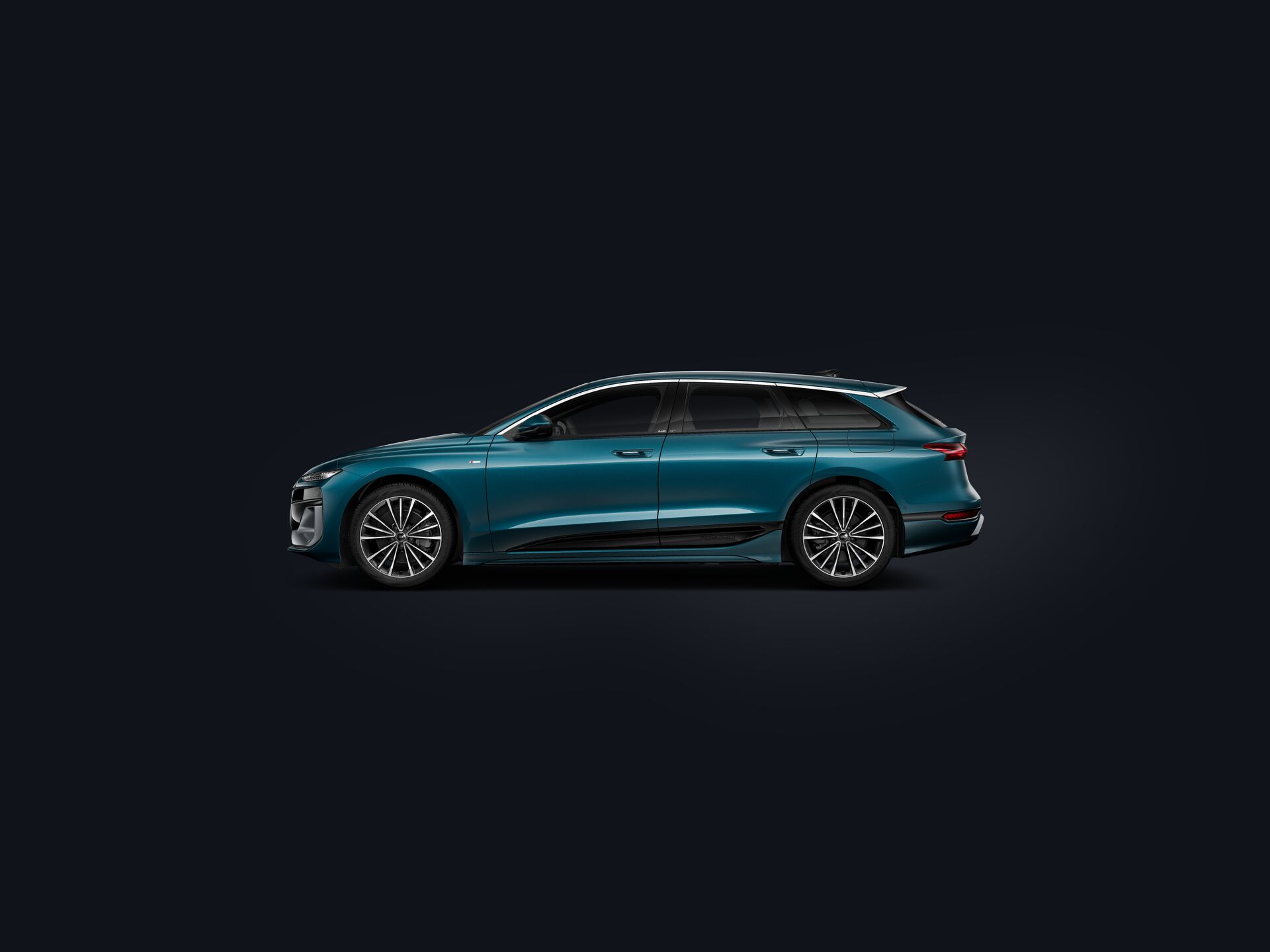 A6 Avant e-tron side
