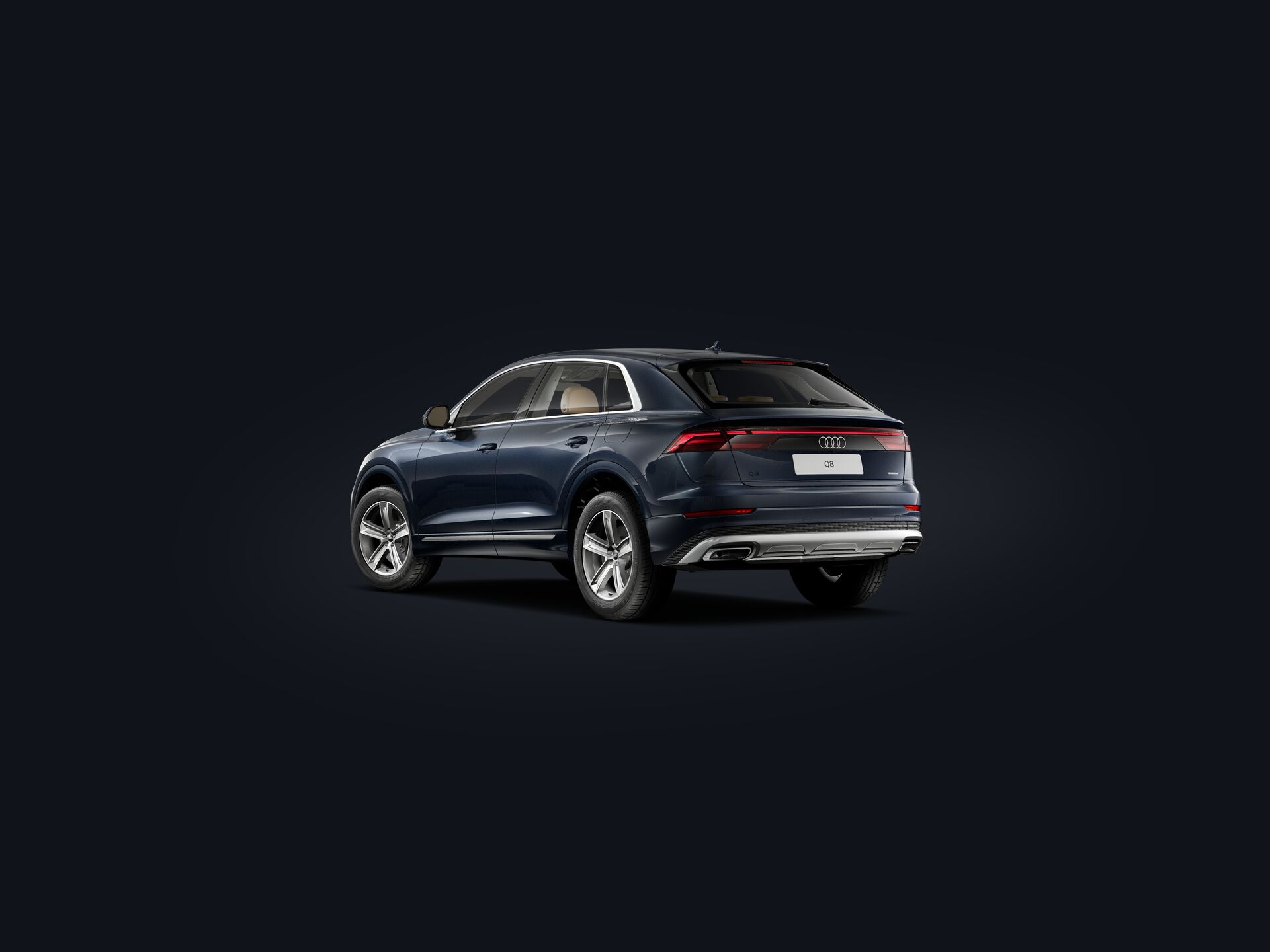 Q8 TFSI e 3/4 rear