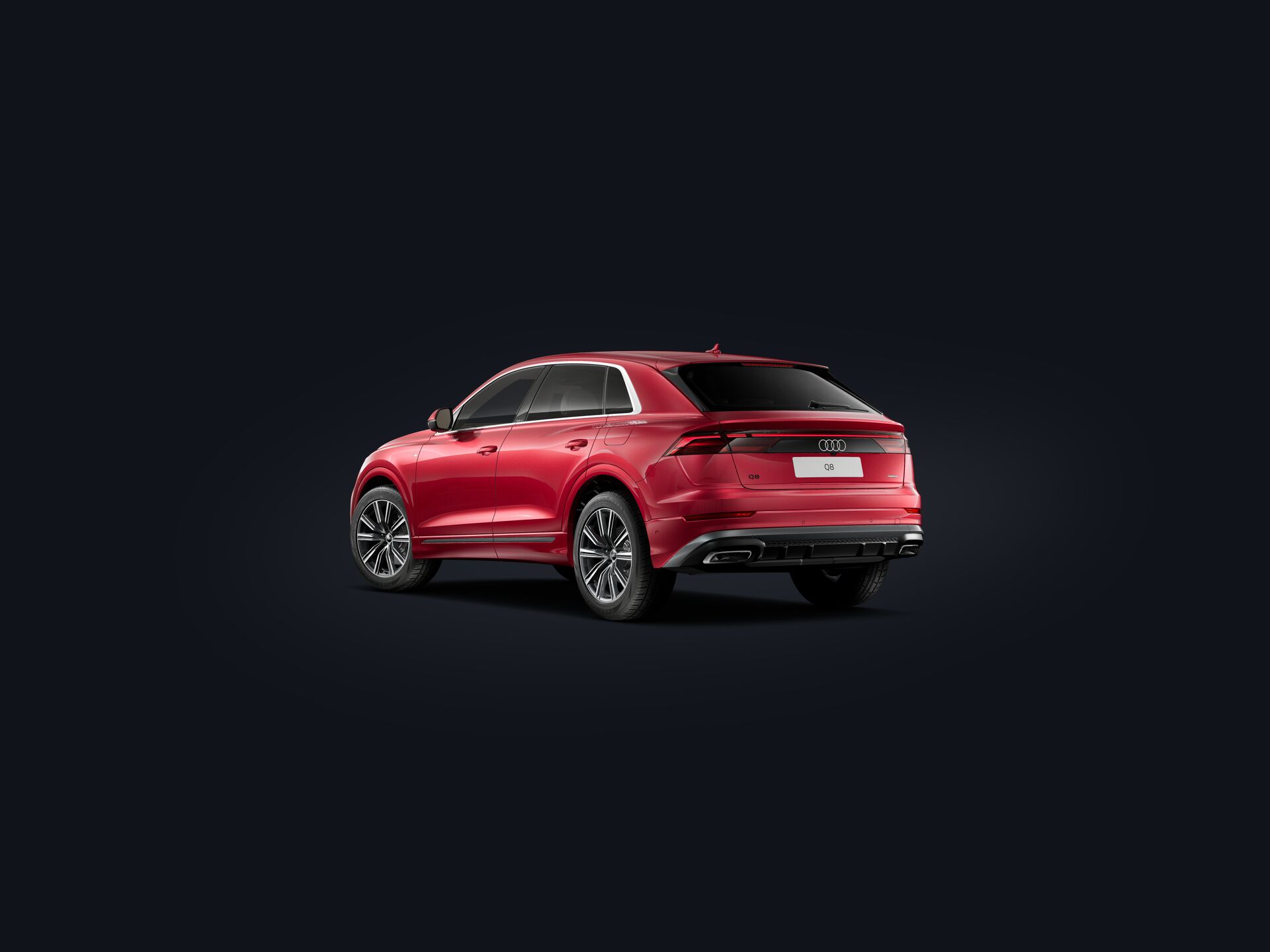 Q8 SUV TFSI e 3/4 rear