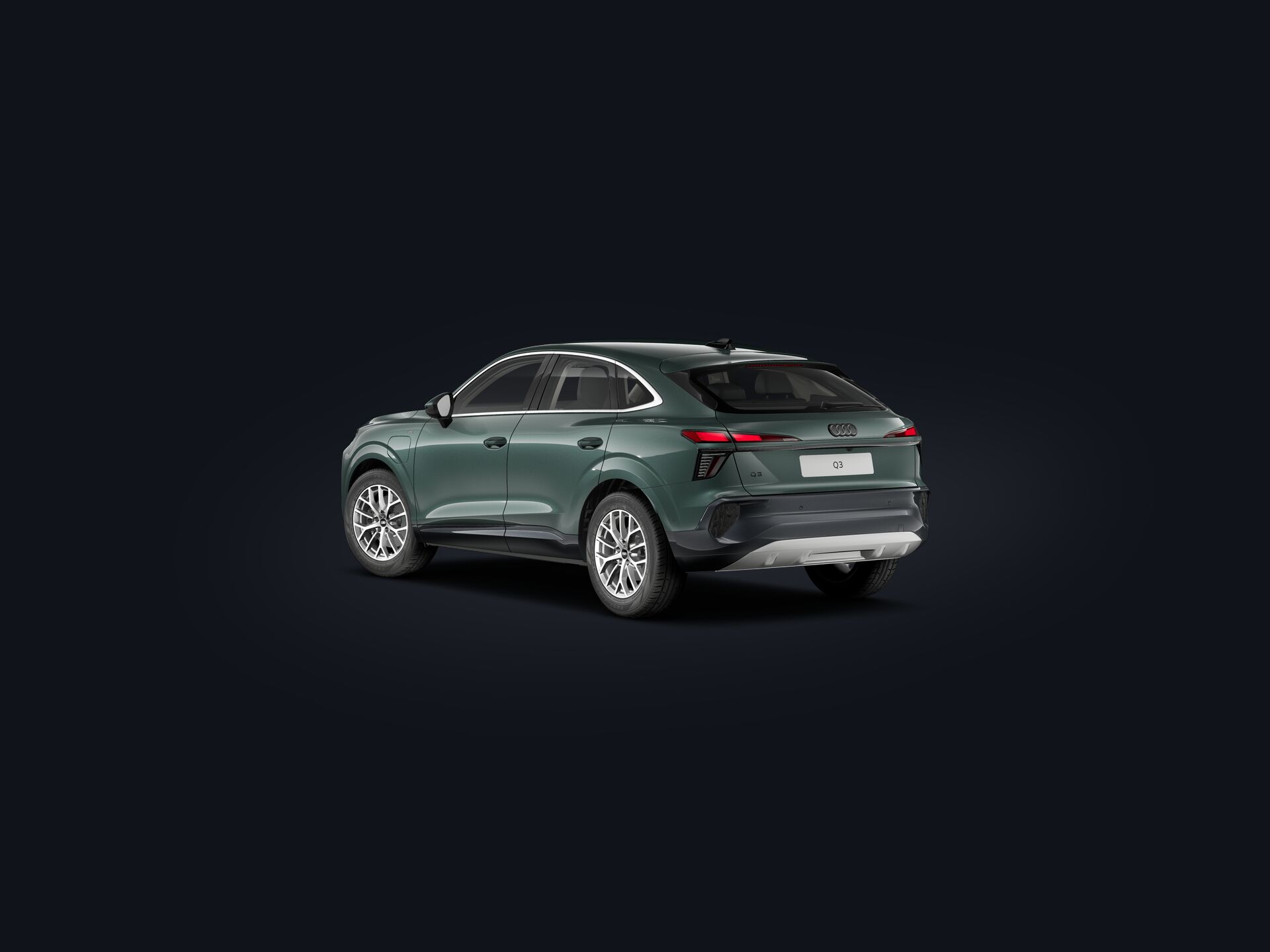 Q3 Sportback e-hybrid 3/4 rear
