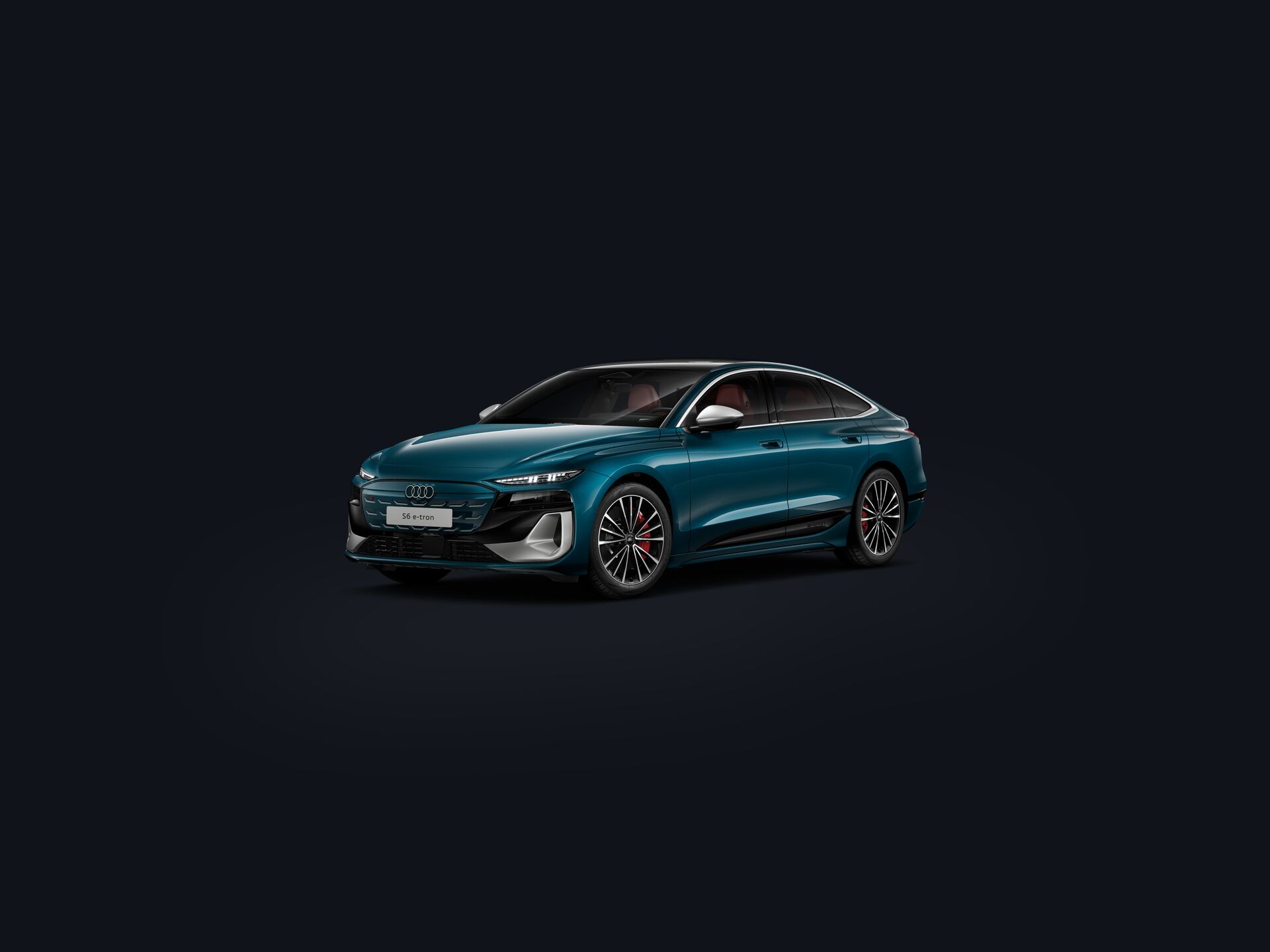 S6 Sportback e-tron 3/4 front