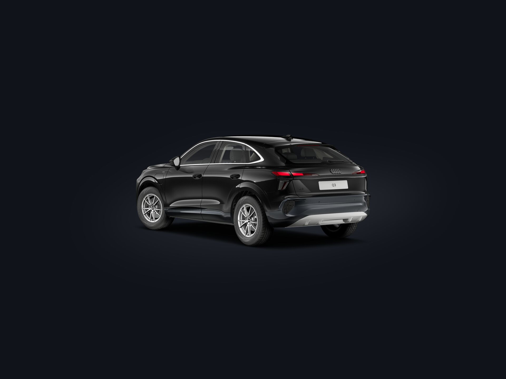 Q3 Sportback e-hybrid 3/4 rear