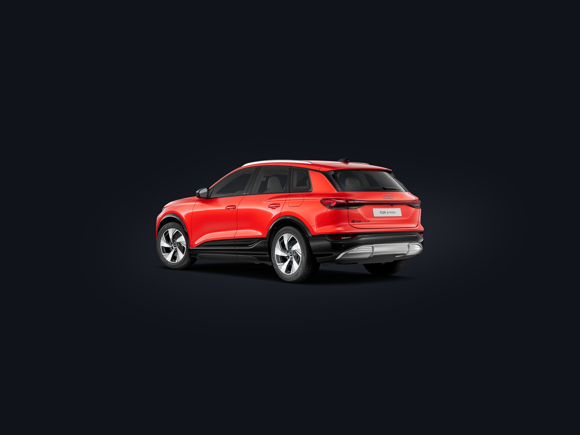 SQ6 e-tron 3/4 rear
