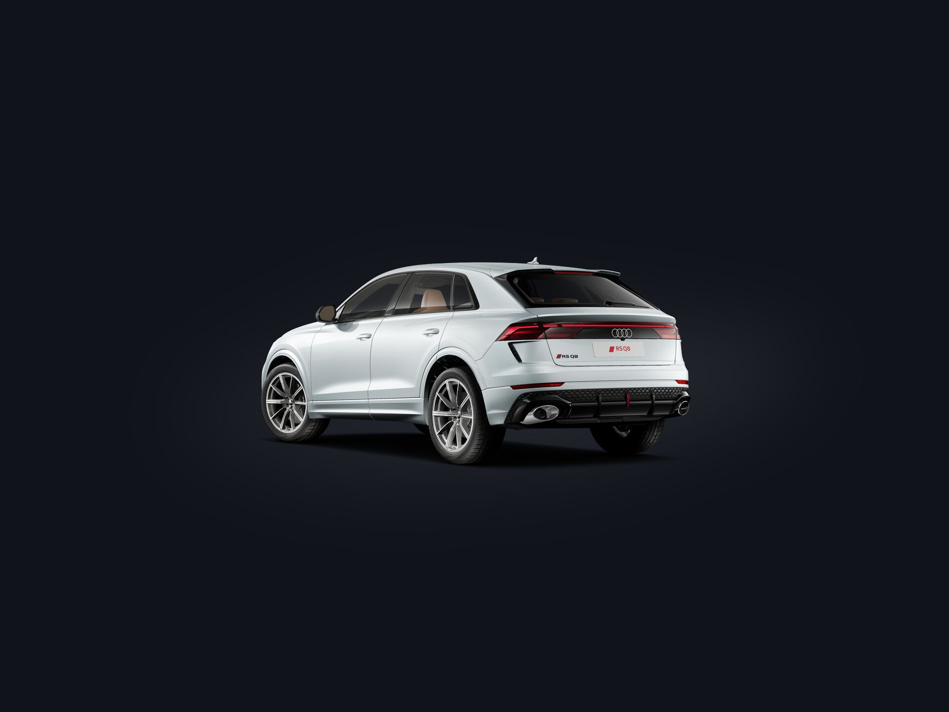 RS Q8 SUV 3/4 rear