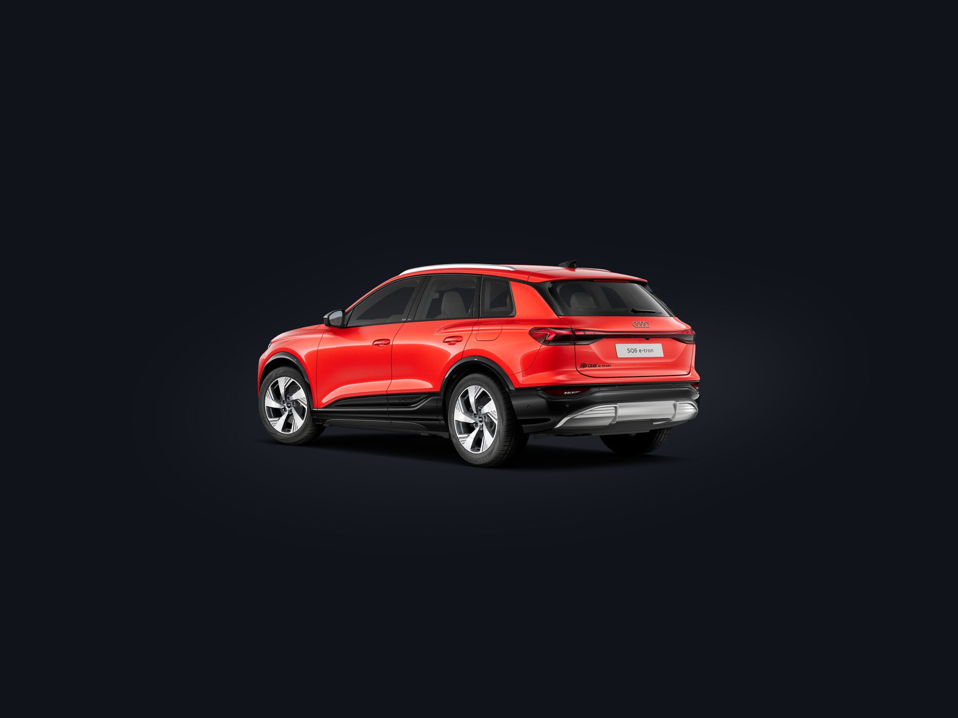 SQ6 e-tron 3/4 rear