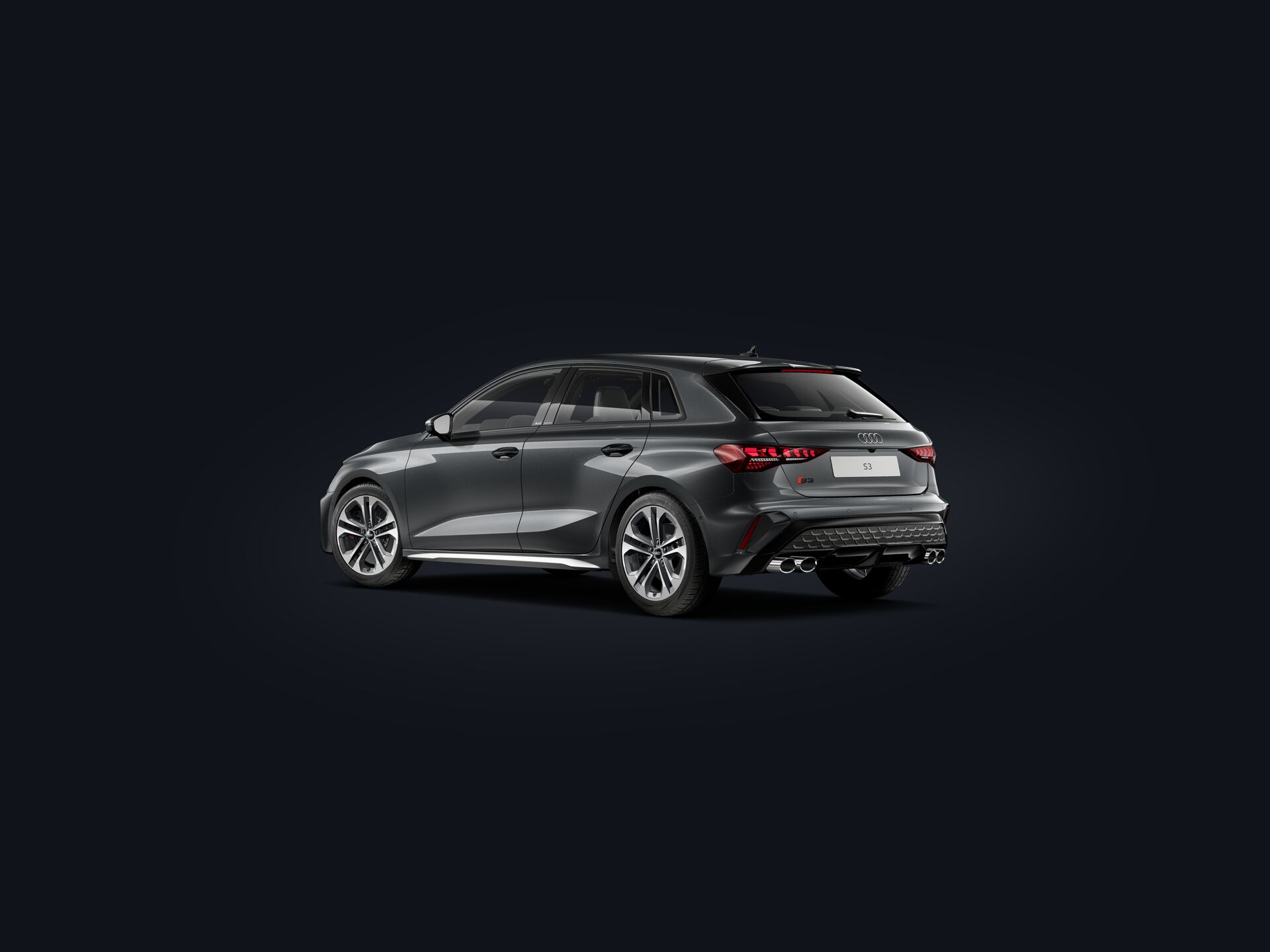 Nowe S3 Sportback 3/4 rear