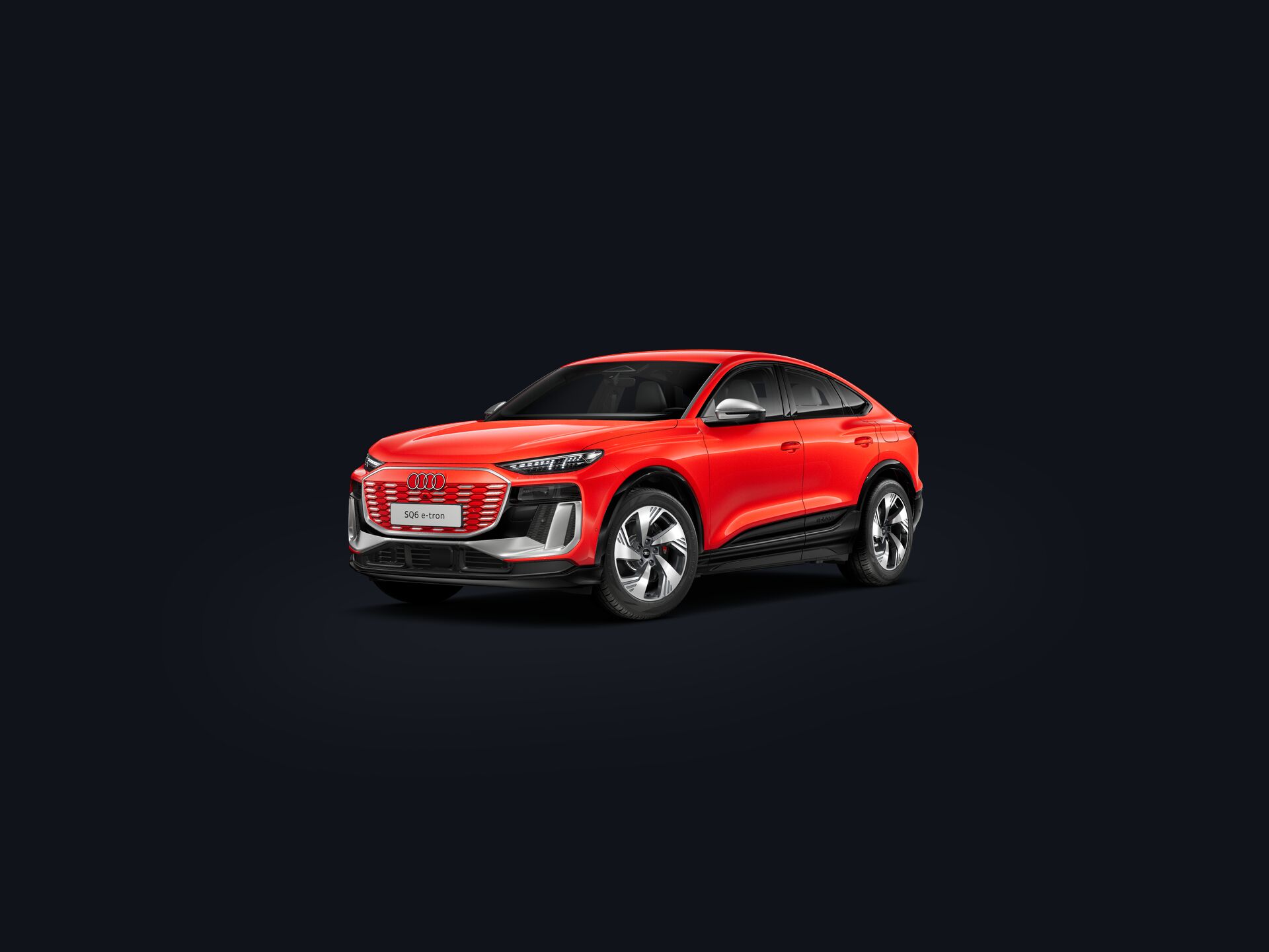 SQ6 Sportback e-tron 3/4 front