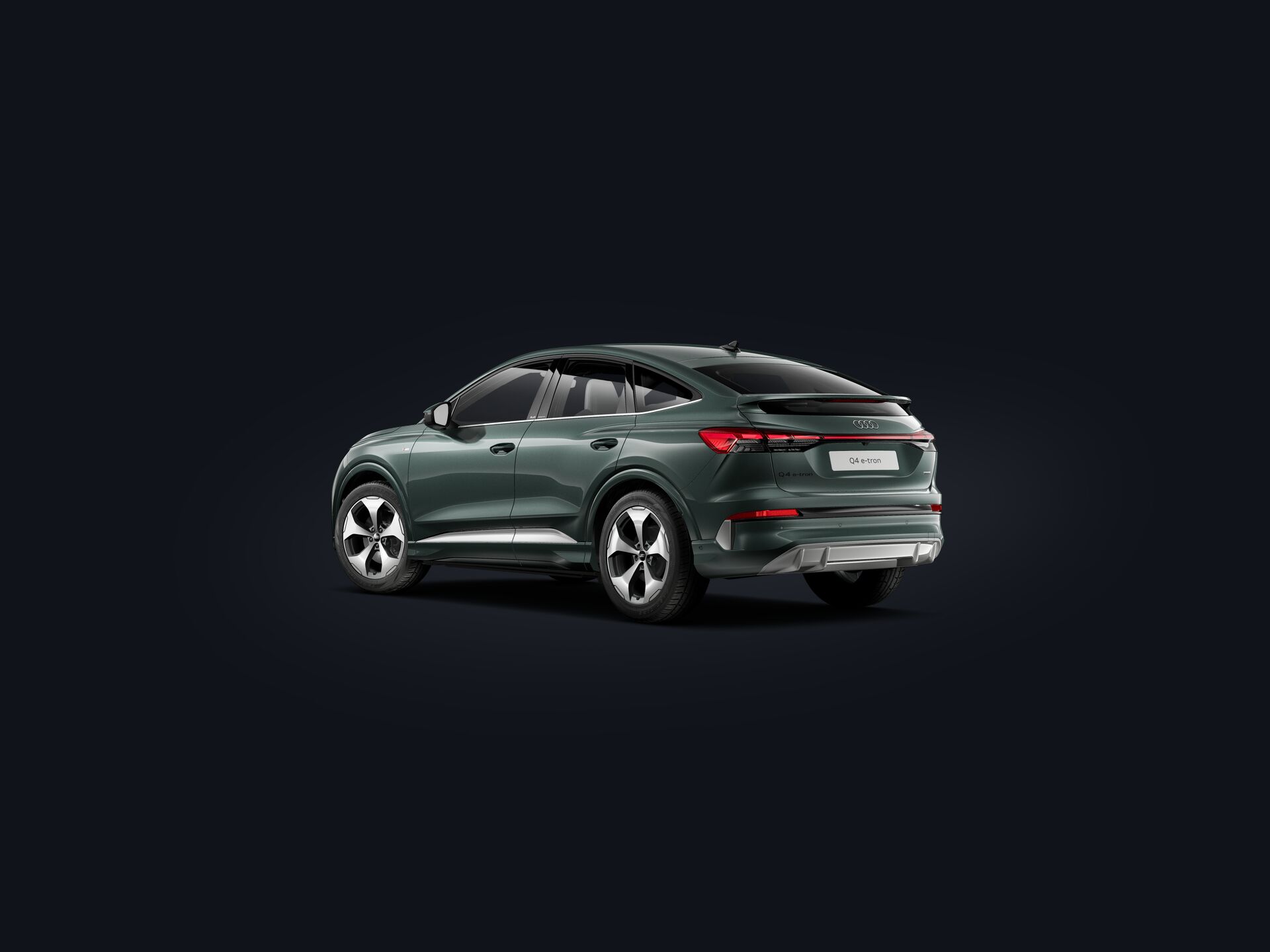 Q4 Sportback e-tron 3/4 rear