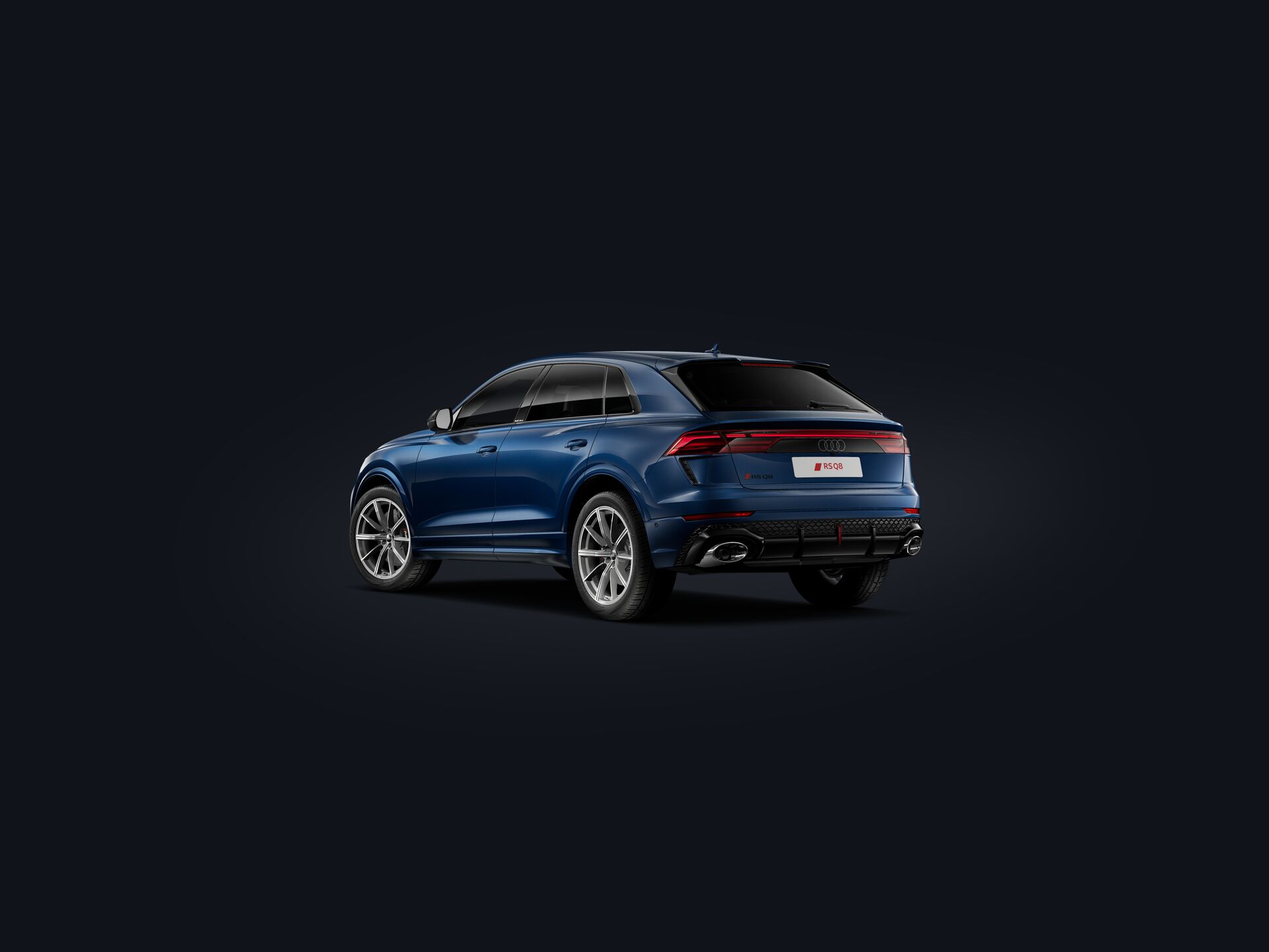 RS Q8 SUV 3/4 rear