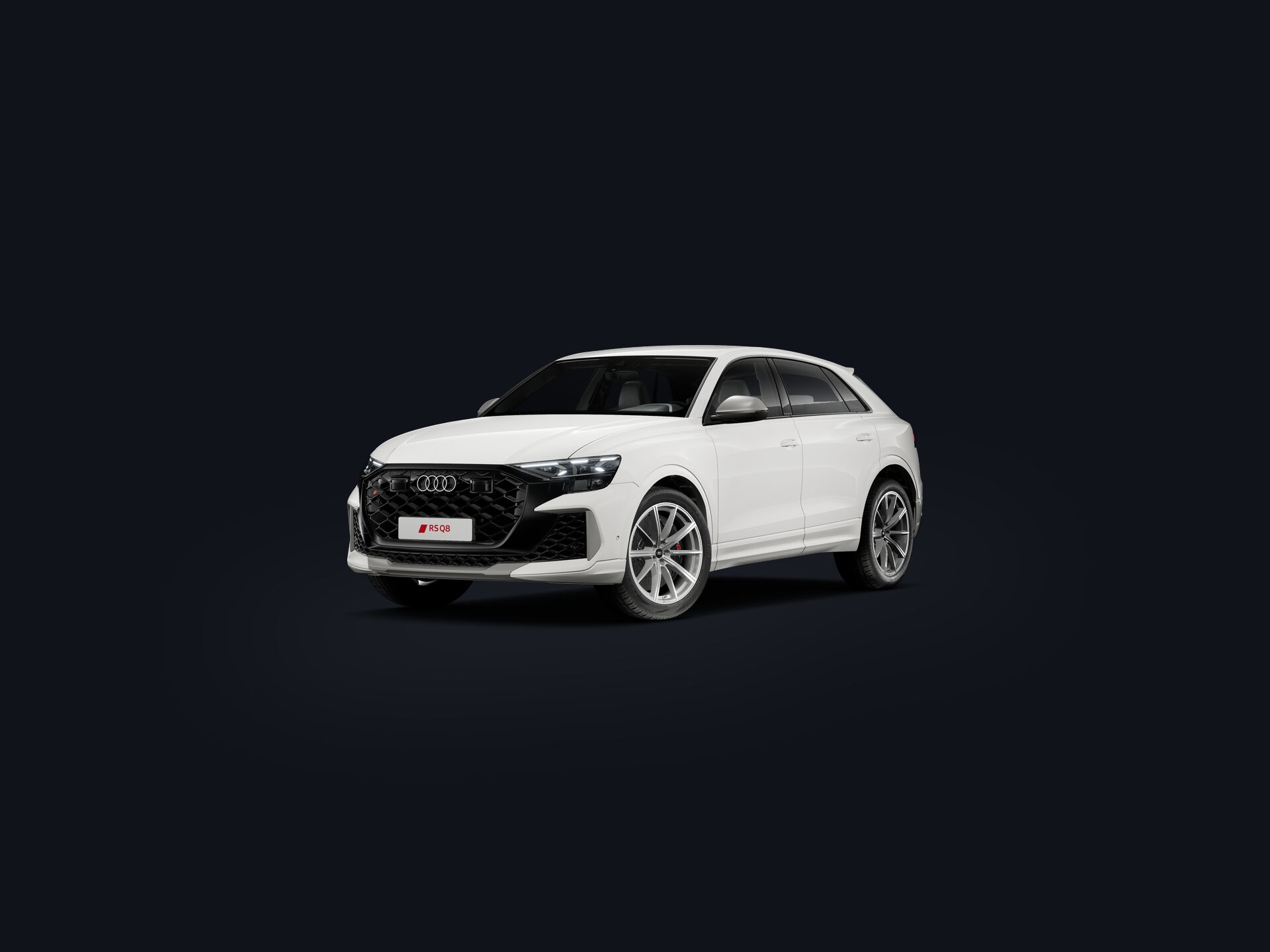 RS Q8 SUV performance 3/4 front