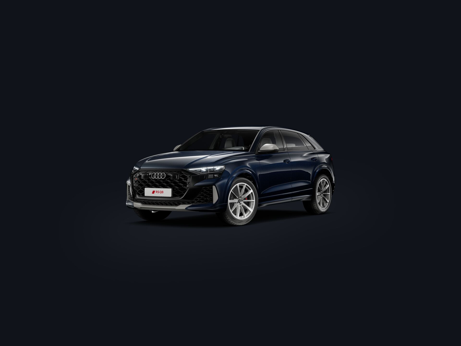 RS Q8 SUV performance 3/4 front