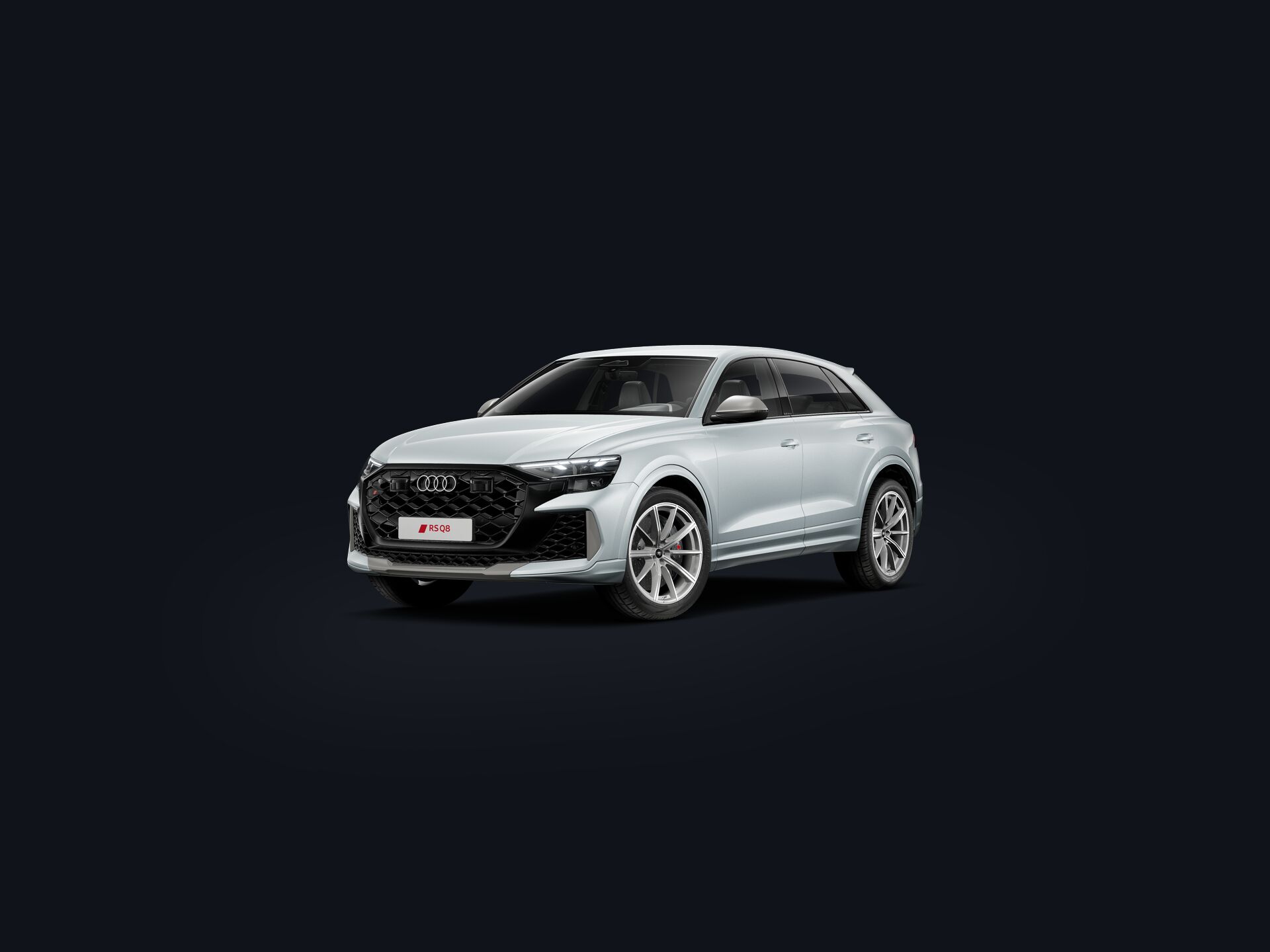 RS Q8 SUV performance 3/4 front