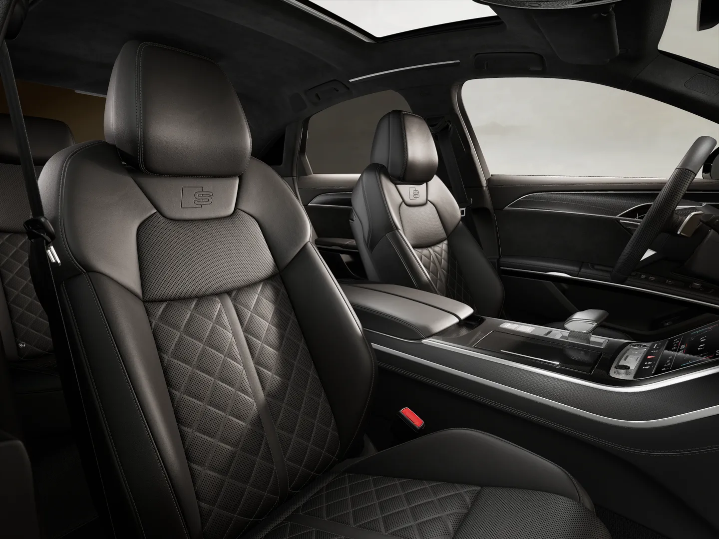Zdjęcie&nbsp;Audi A8&nbsp;50 TDI quattro 210(286) kW(KM) tiptronic&nbsp;– Ujęcie: przednie fotele