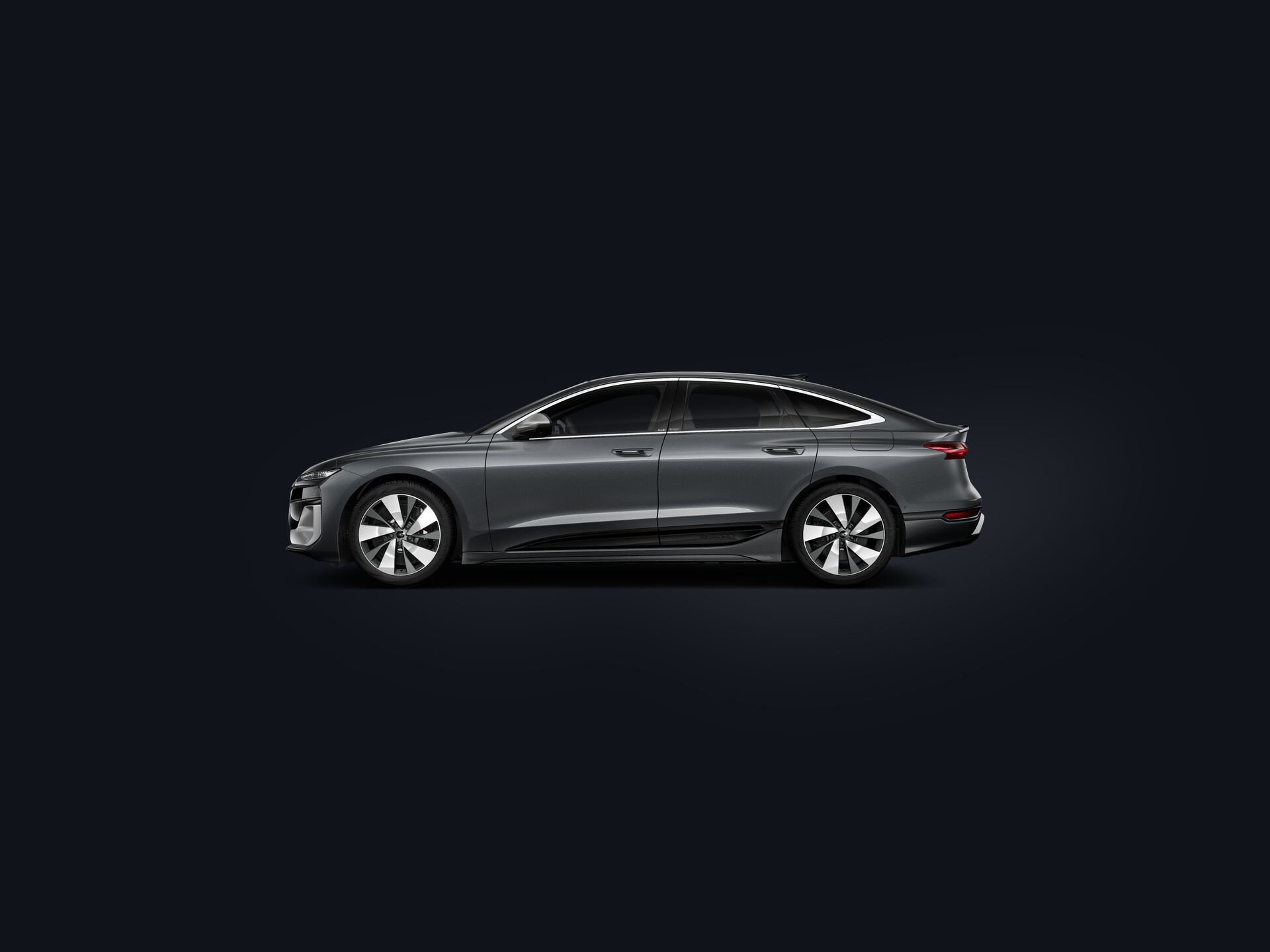 S6 Sportback e-tron side