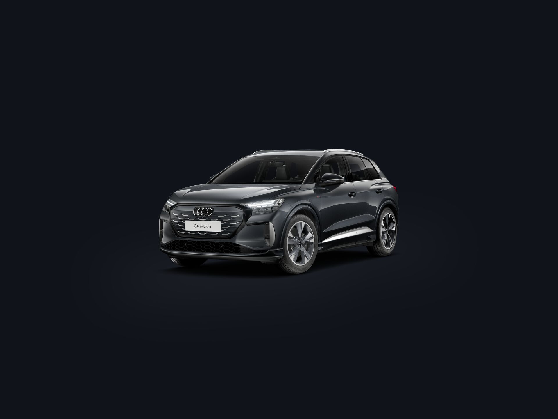De nieuwe Q4 e-tron 3/4 front