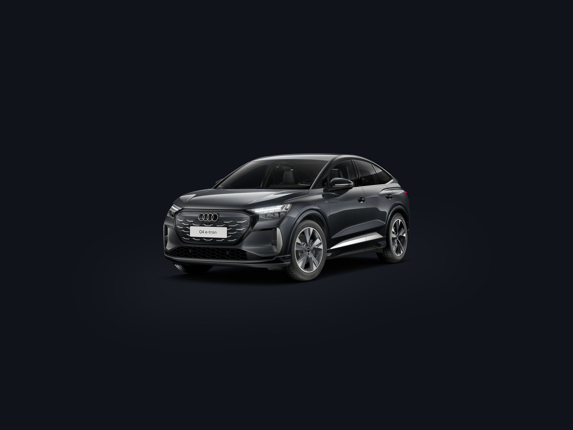 De nieuwe Q4 Sportback e-tron 3/4 front