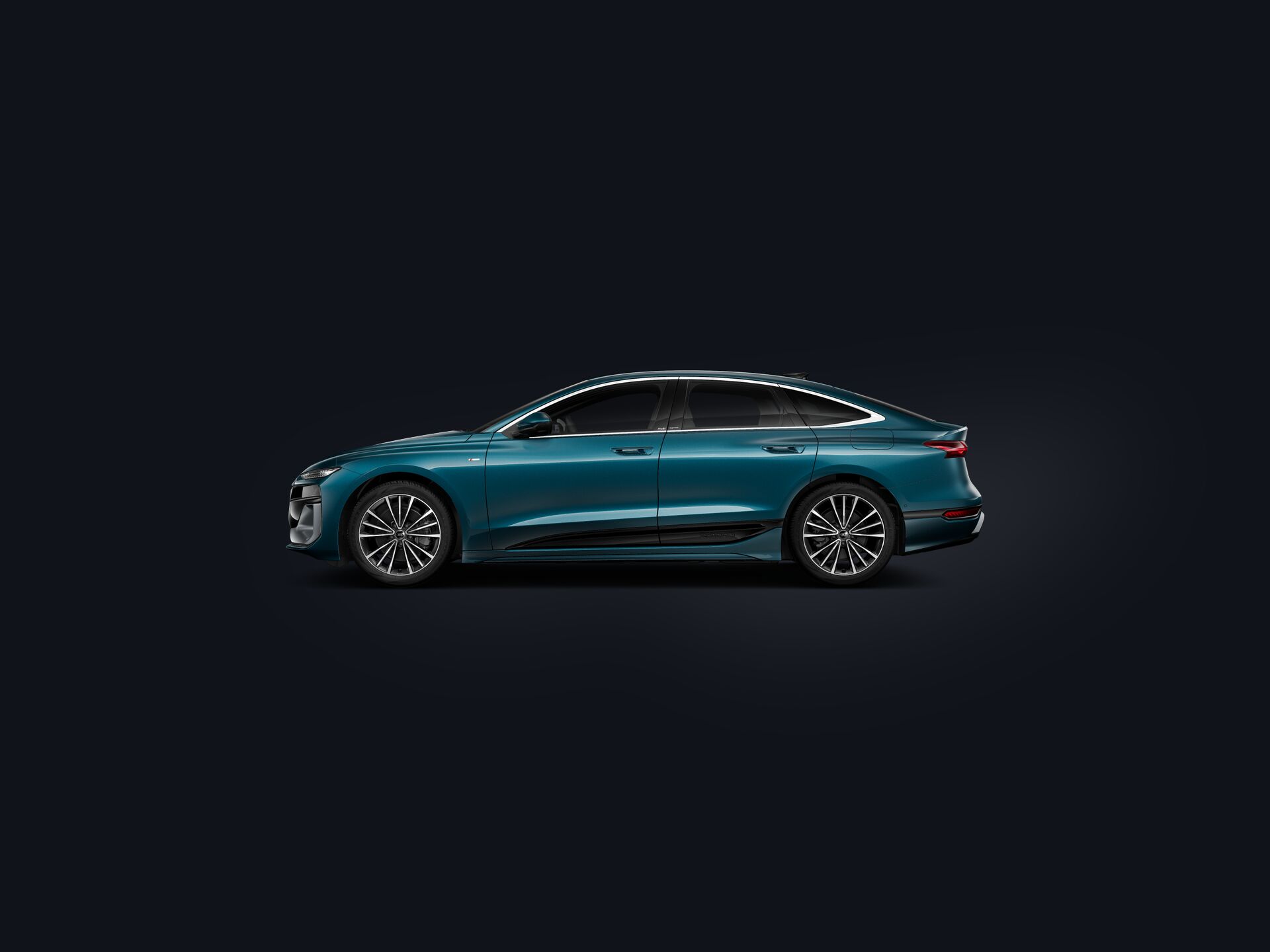 A6 Sportback e-tron side
