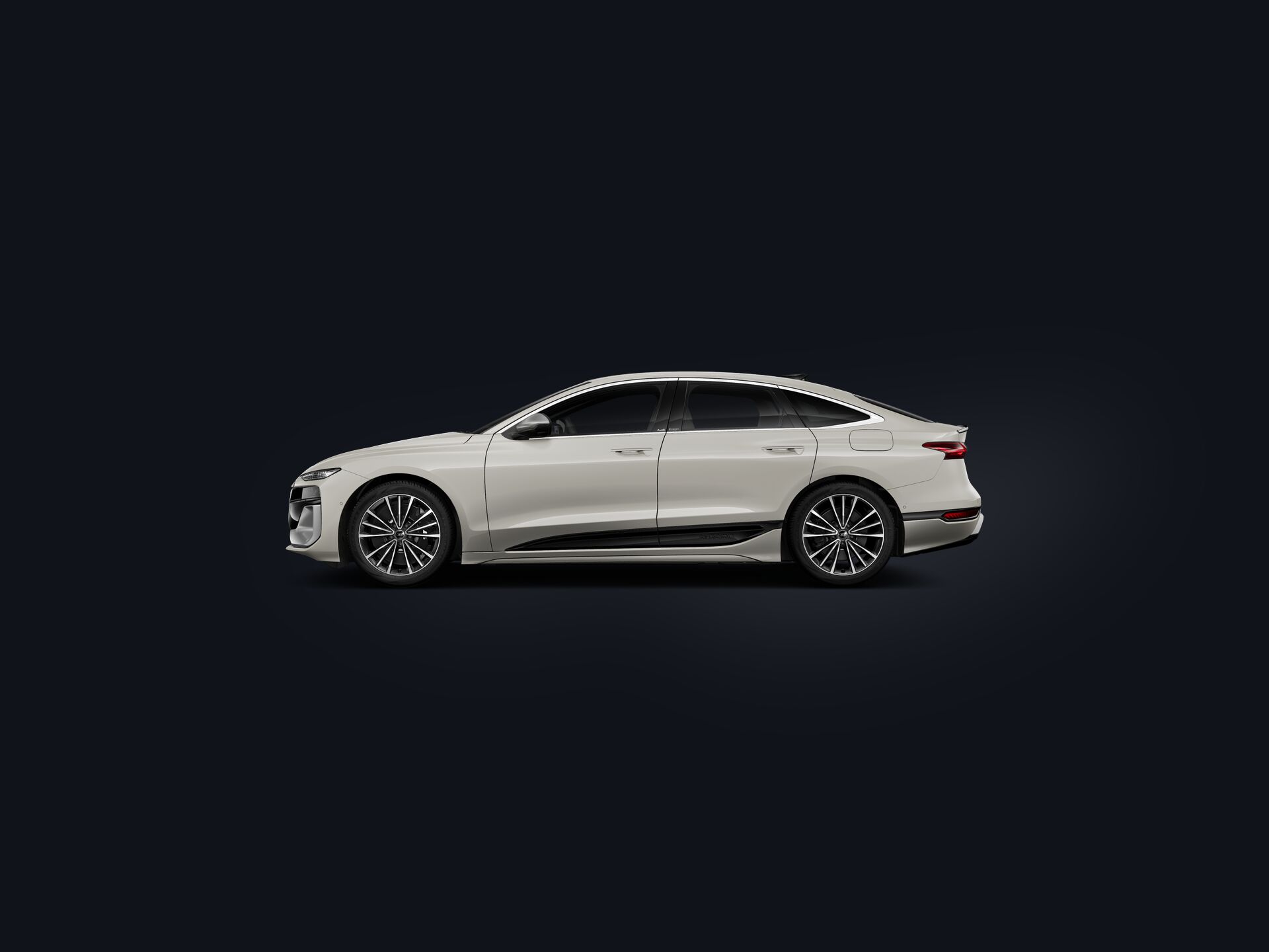 S6 Sportback e-tron side