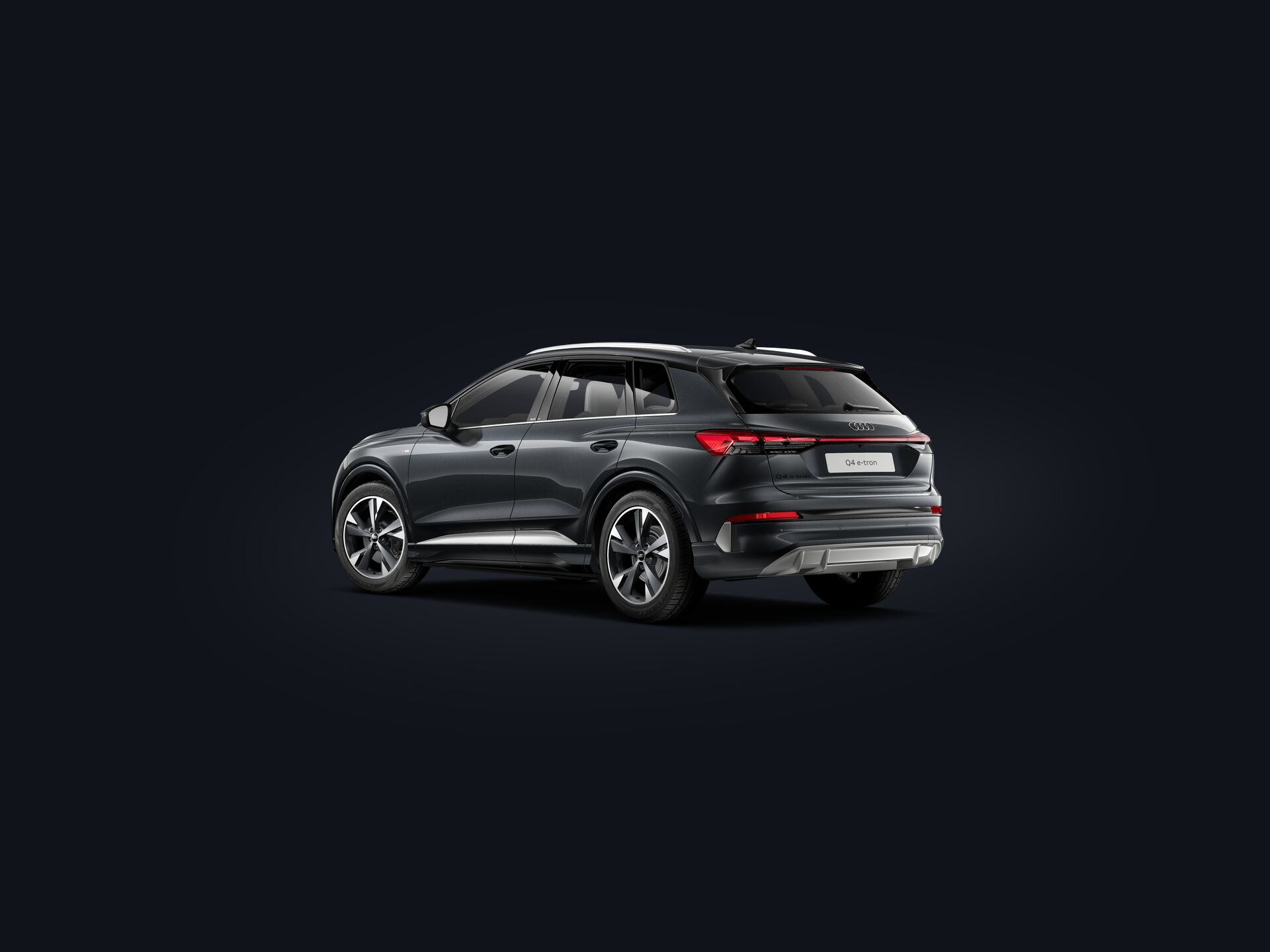 De nieuwe Q4 e-tron 3/4 rear