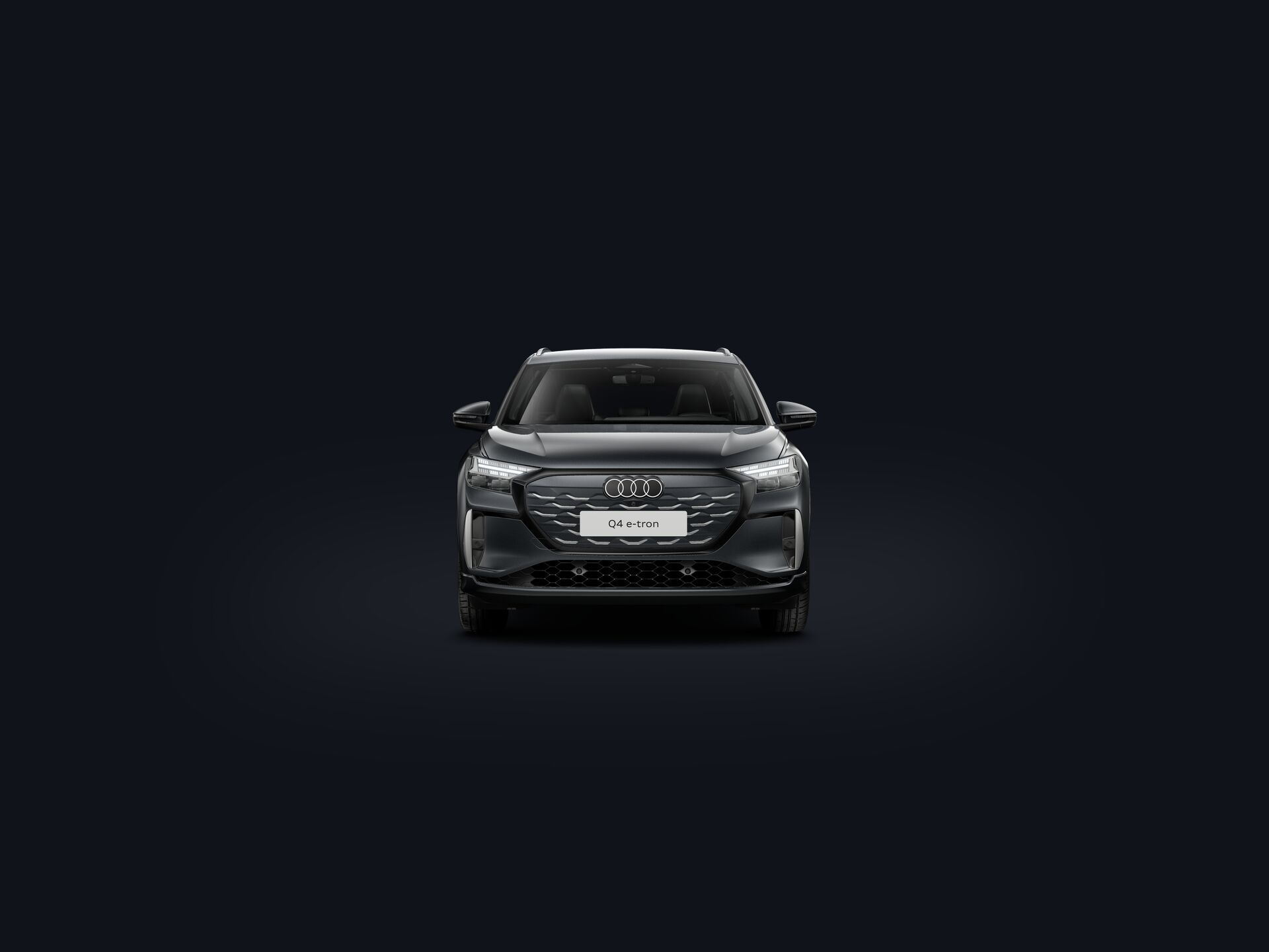 De nieuwe Q4 e-tron front