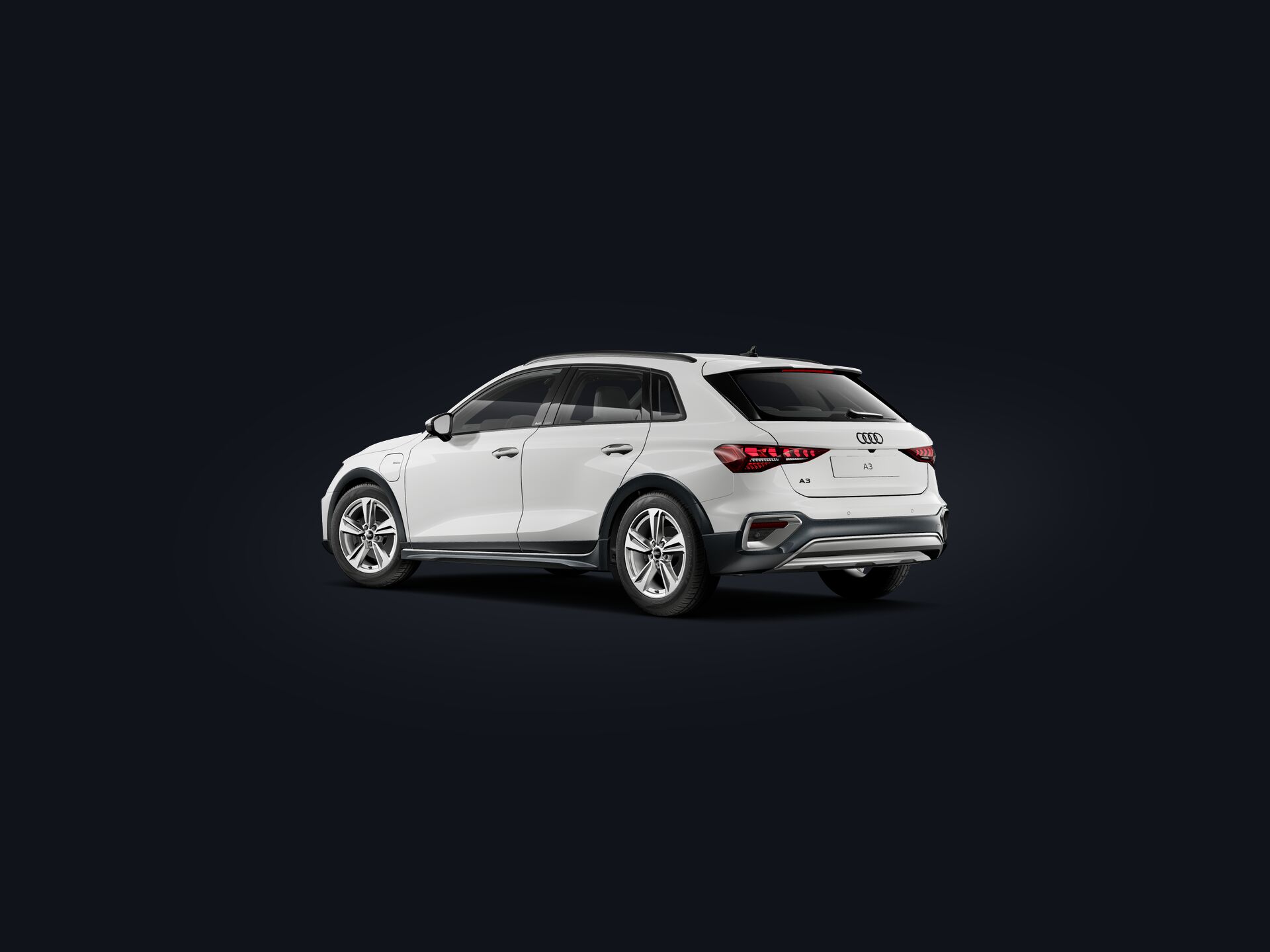 De vernieuwde A3 allstreet e-hybrid 3/4 rear