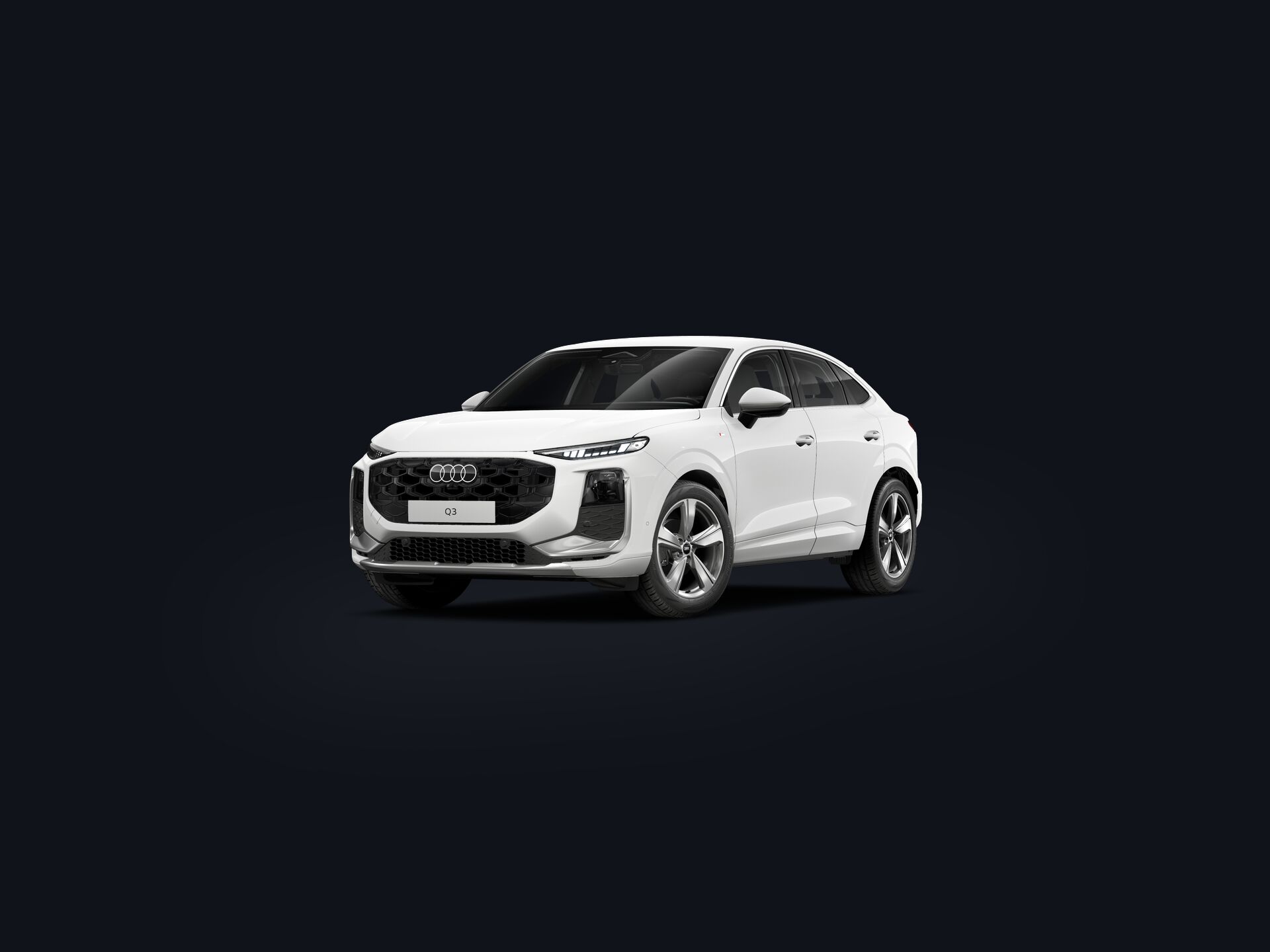 Nouvelle Q3 Sportback 3/4 front