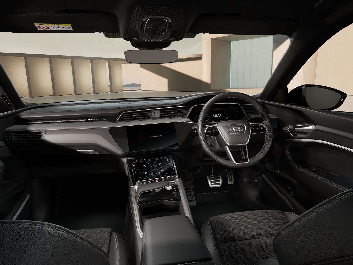 Audi Q8 Sportback e-tron 55 e-tron quattro S line 300,00 kW ダッシュボード
