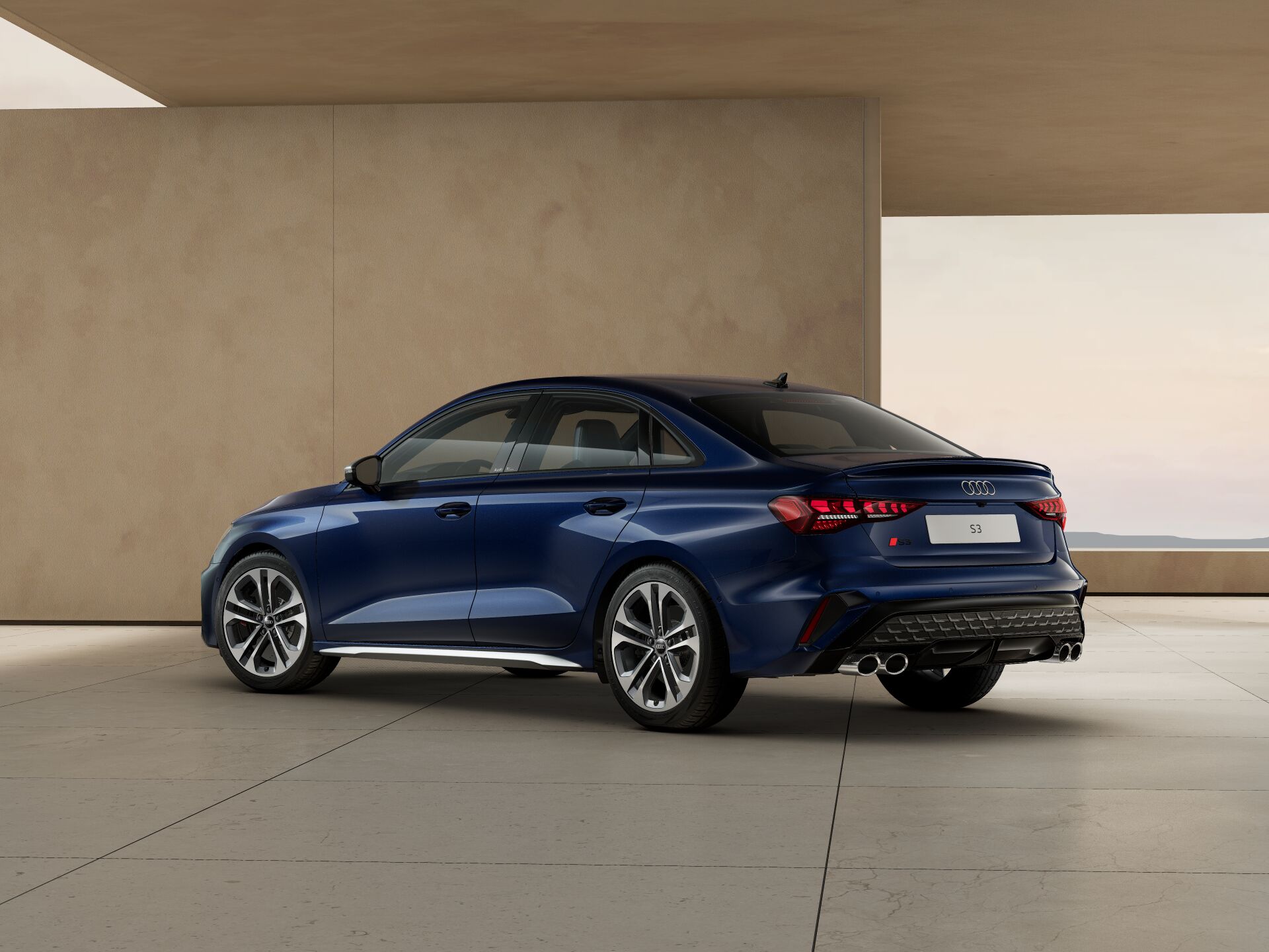 S3 Limousine EXTERIOR-REAR-3-4