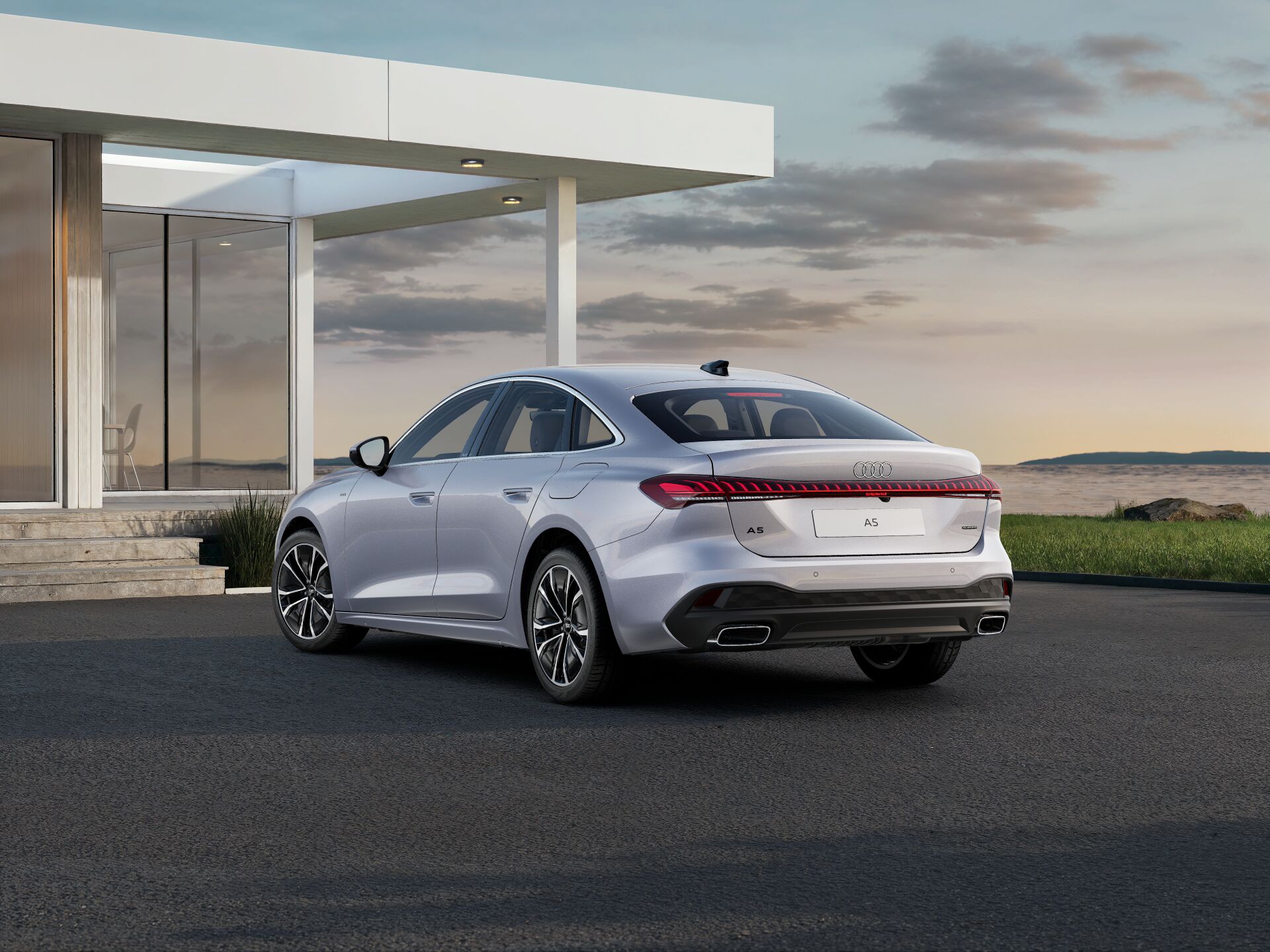 A5 Limousine e-hybrid EXTERIOR-REAR-3-4