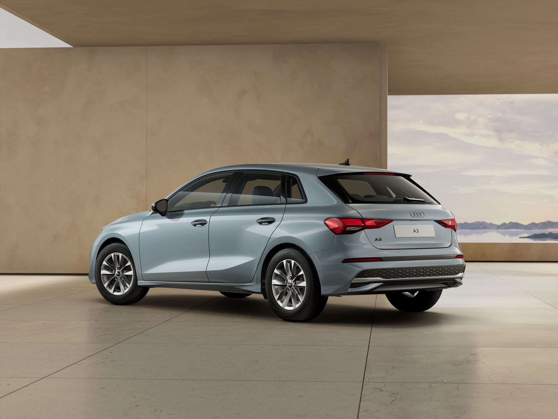 A3 Sportback EXTERIOR-REAR-3-4