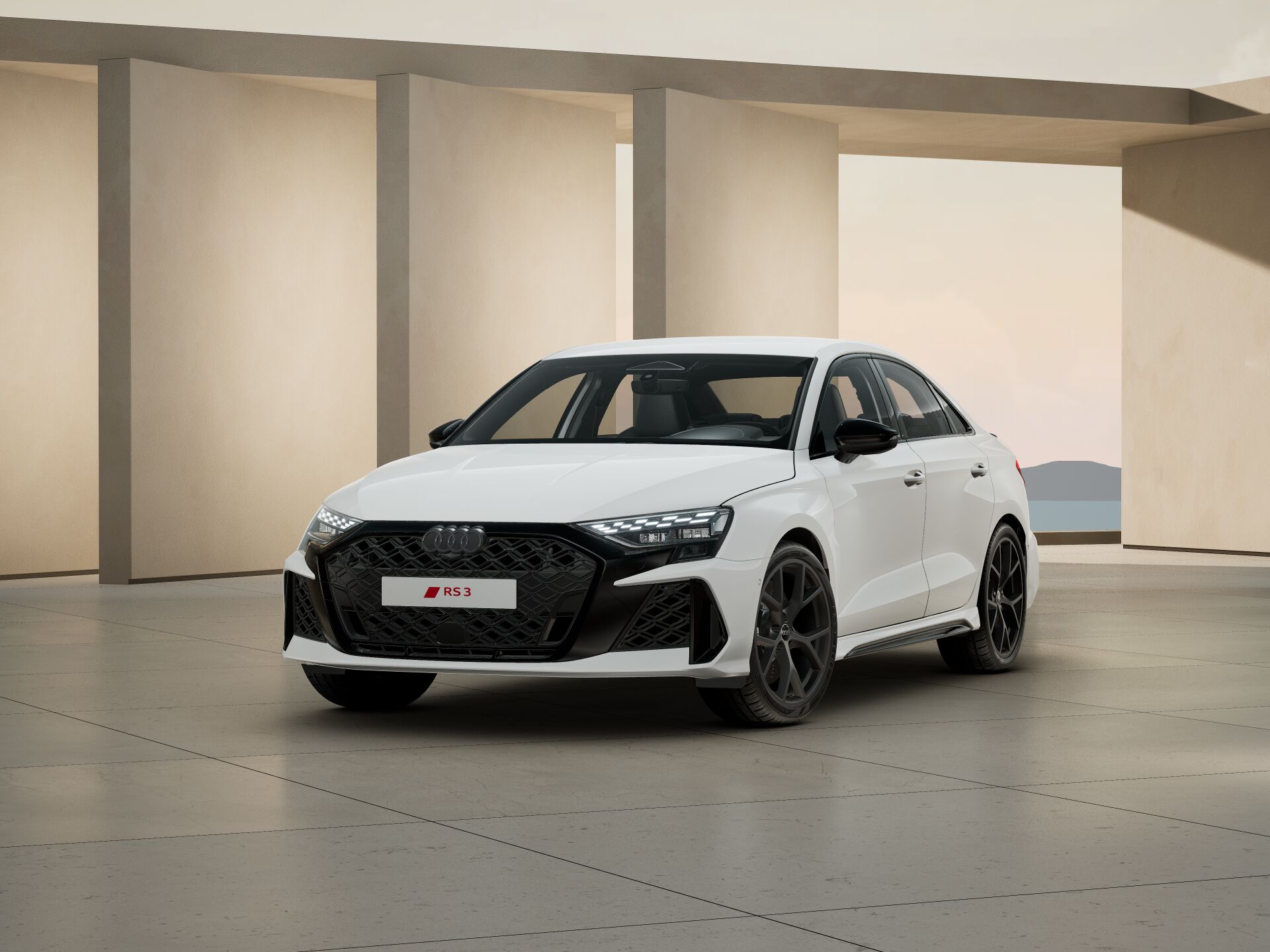 RS 3 Sedan EXTERIOR-FRONT-3-4