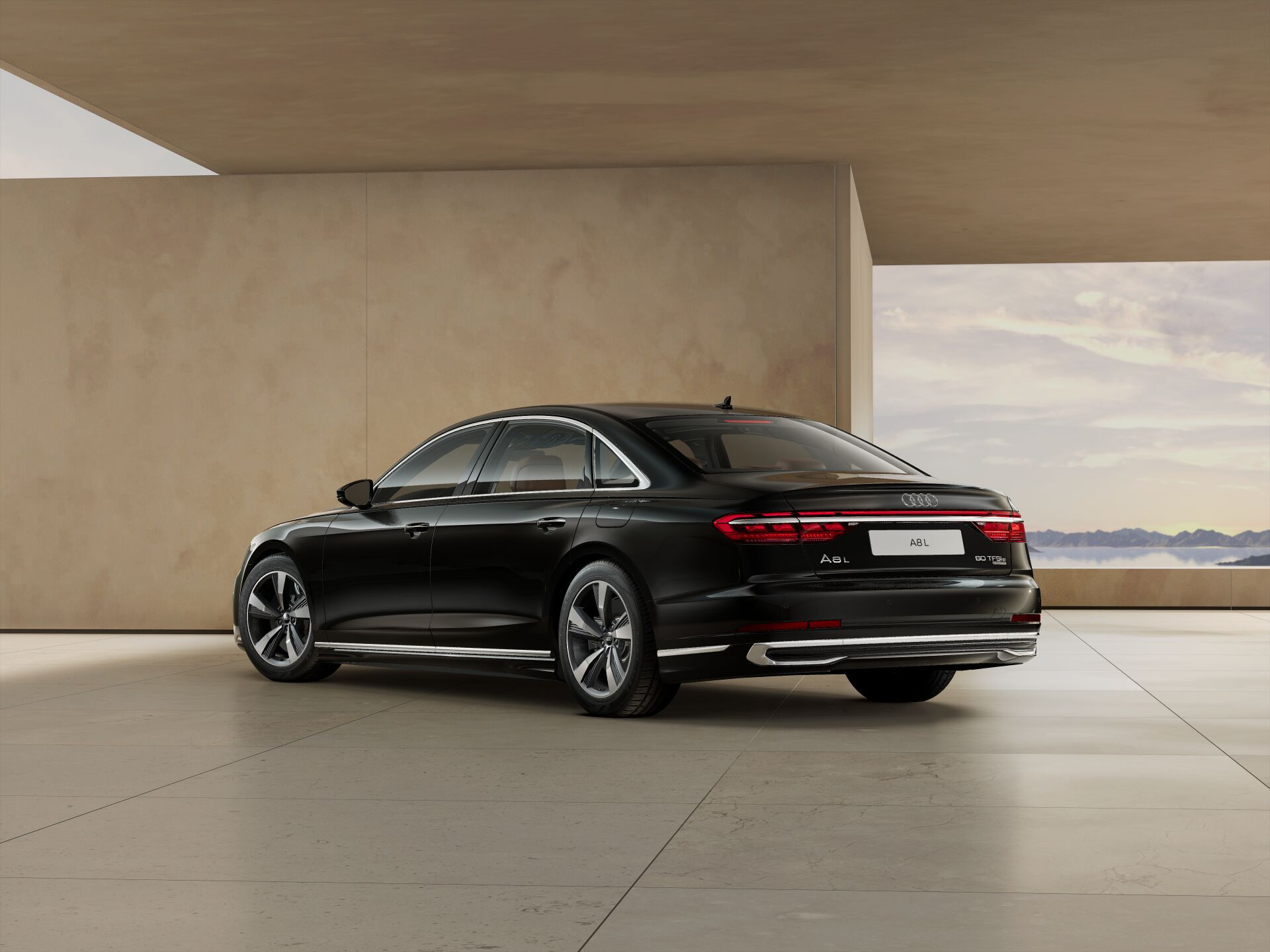 A8 L TFSI e EXTERIOR-REAR-3-4