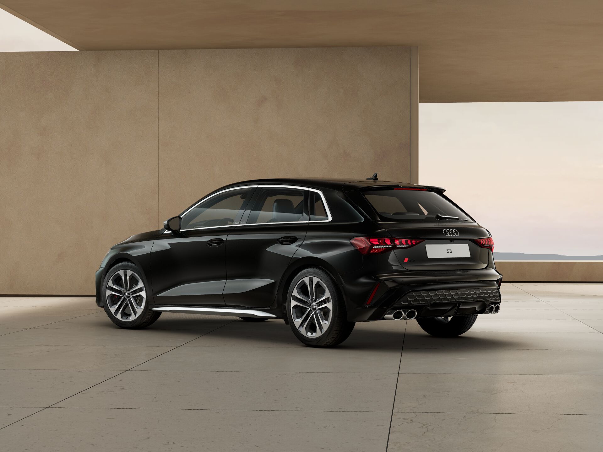 S3 Sportback EXTERIOR-REAR-3-4