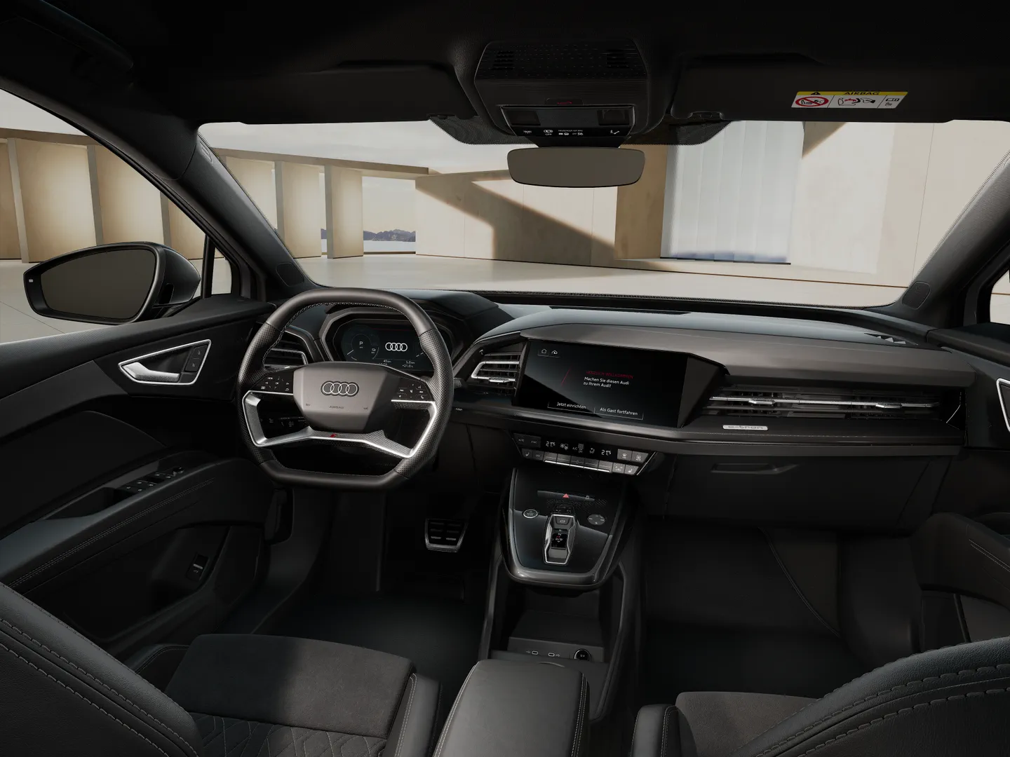 Zdjęcie&nbsp;Audi Q4 e-tron&nbsp;40 e-tron 150,00 kW&nbsp;– Ujęcie: deska rozdzielcza